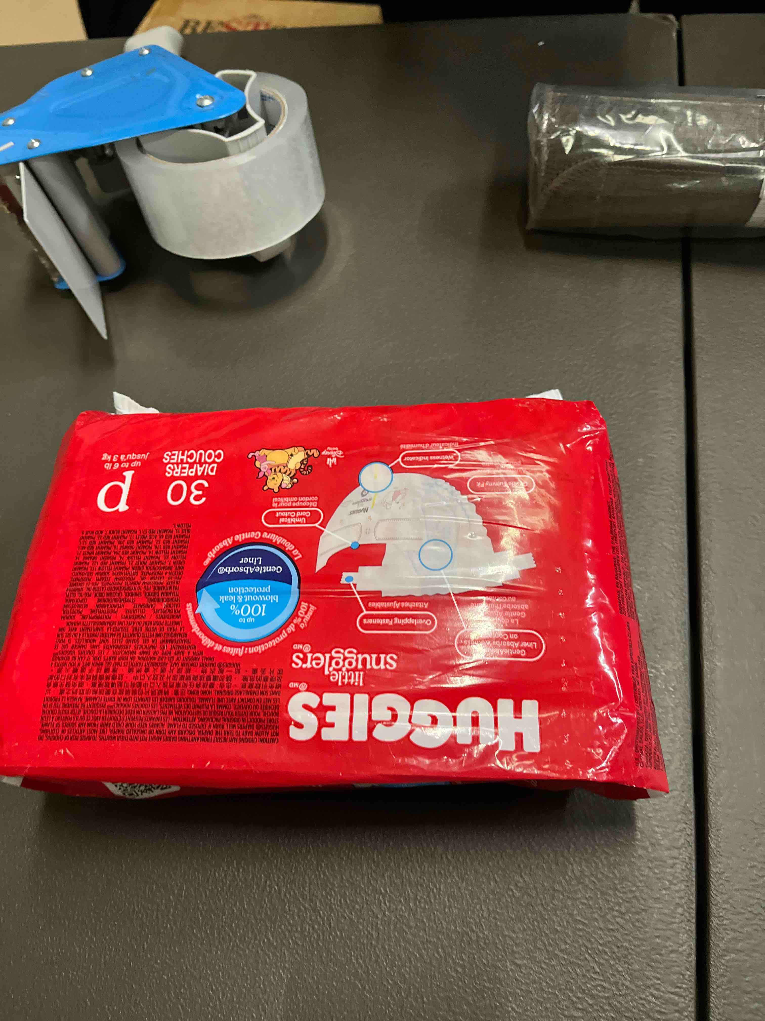 Condition photo showing Good Condition for Huggies Newborn Diapers, Little Snugglers Baby Diapers, Size Preemie (up to 6 lbs), 30 Count Preemie 30