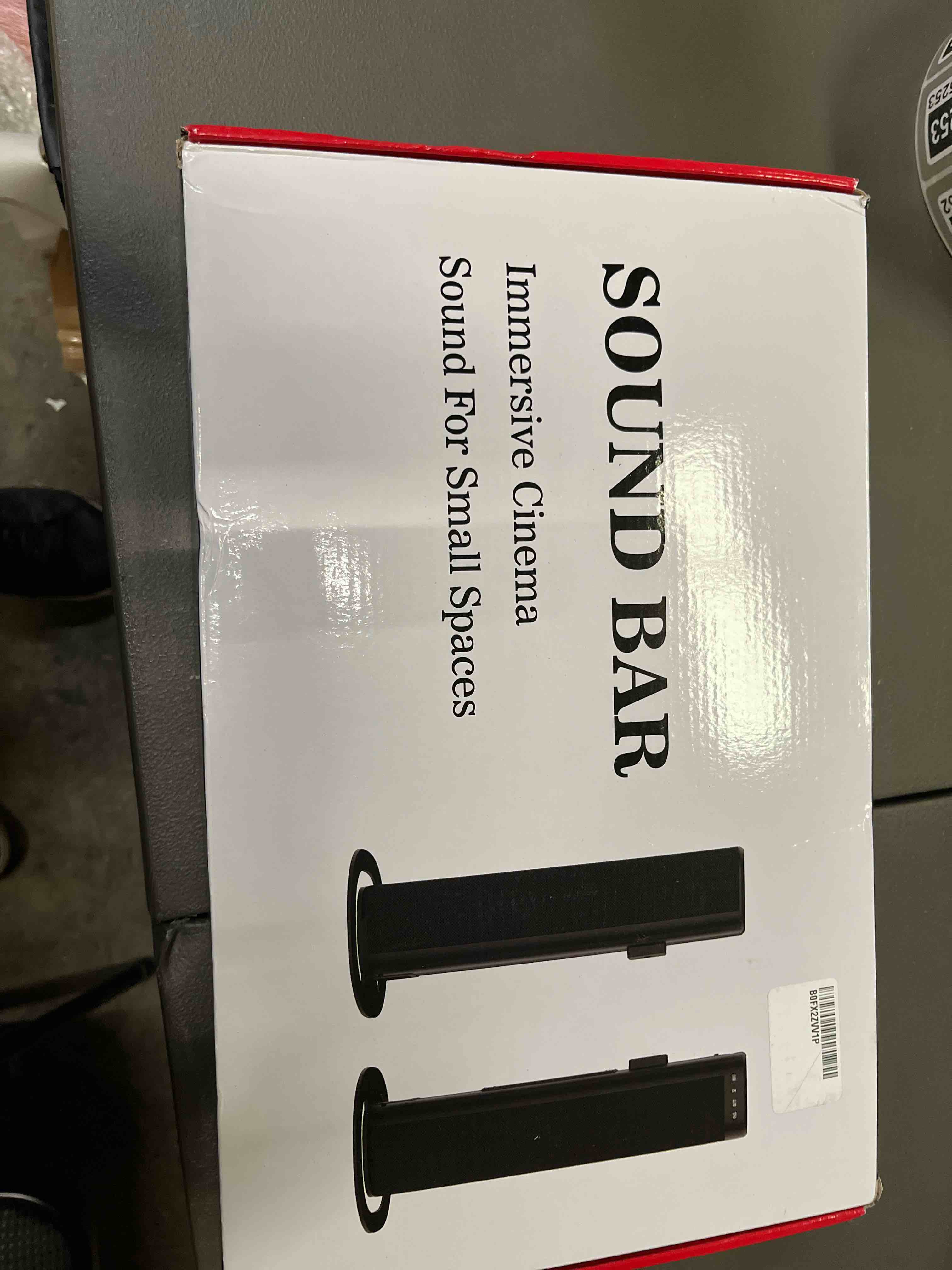 Condition photo showing Good Condition for Puriom Sound Bar for Smart TV, 100W Sound Bar with Bluetooth 5.3/ARC/Opt/AUX Connect, 2-in-1 Detachable Home Soundbar, Home Theater Speaker & Bass Effect, for TV/PC/Projectors