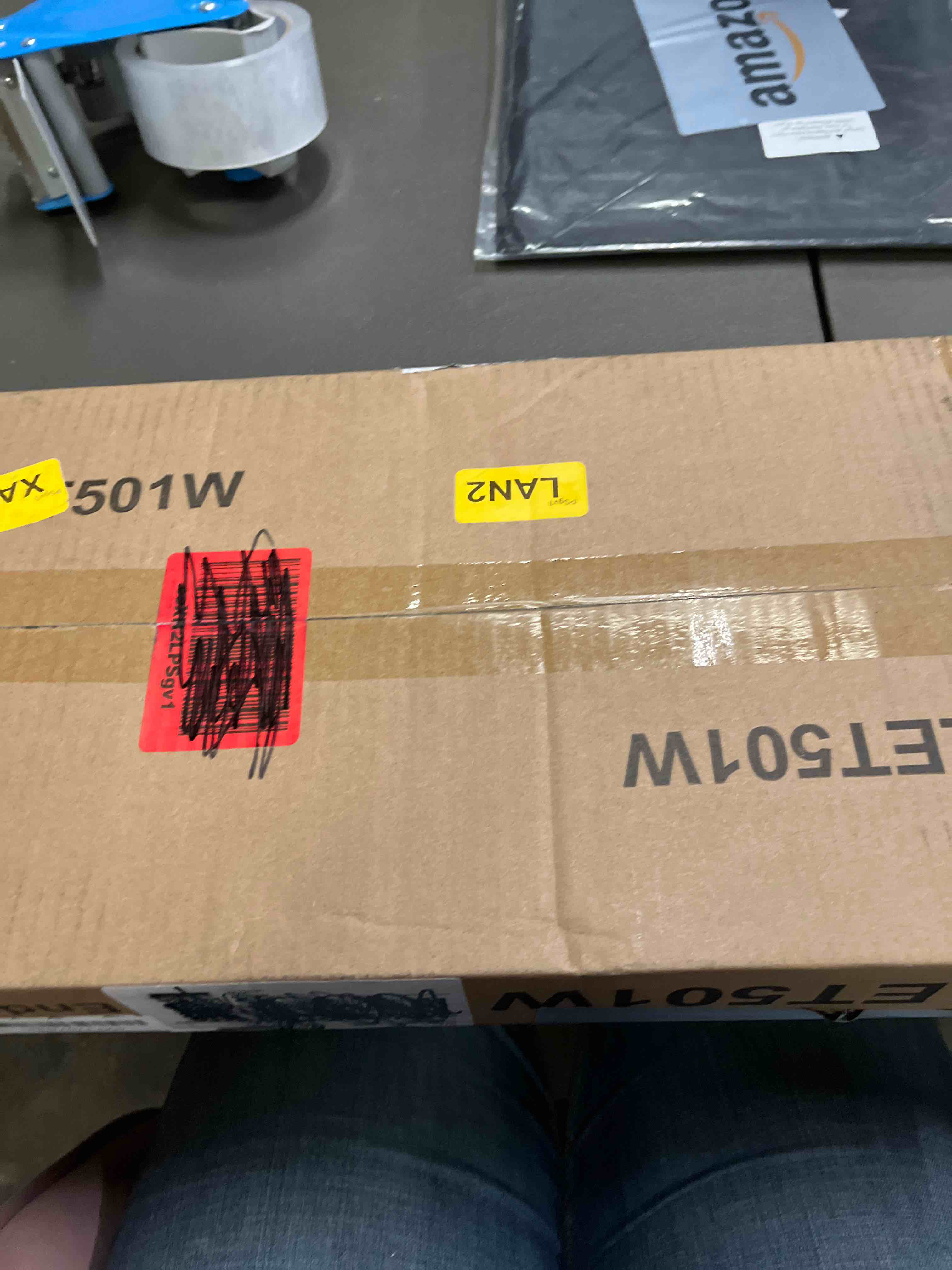 Condition photo showing Good Condition for C Shaped End Table, Side Table for Sofa, Small TV Tray, Couch Table with Storage Bag for Small Space, Living Room, Bedroom, Home Office LET501W (White) 1 White