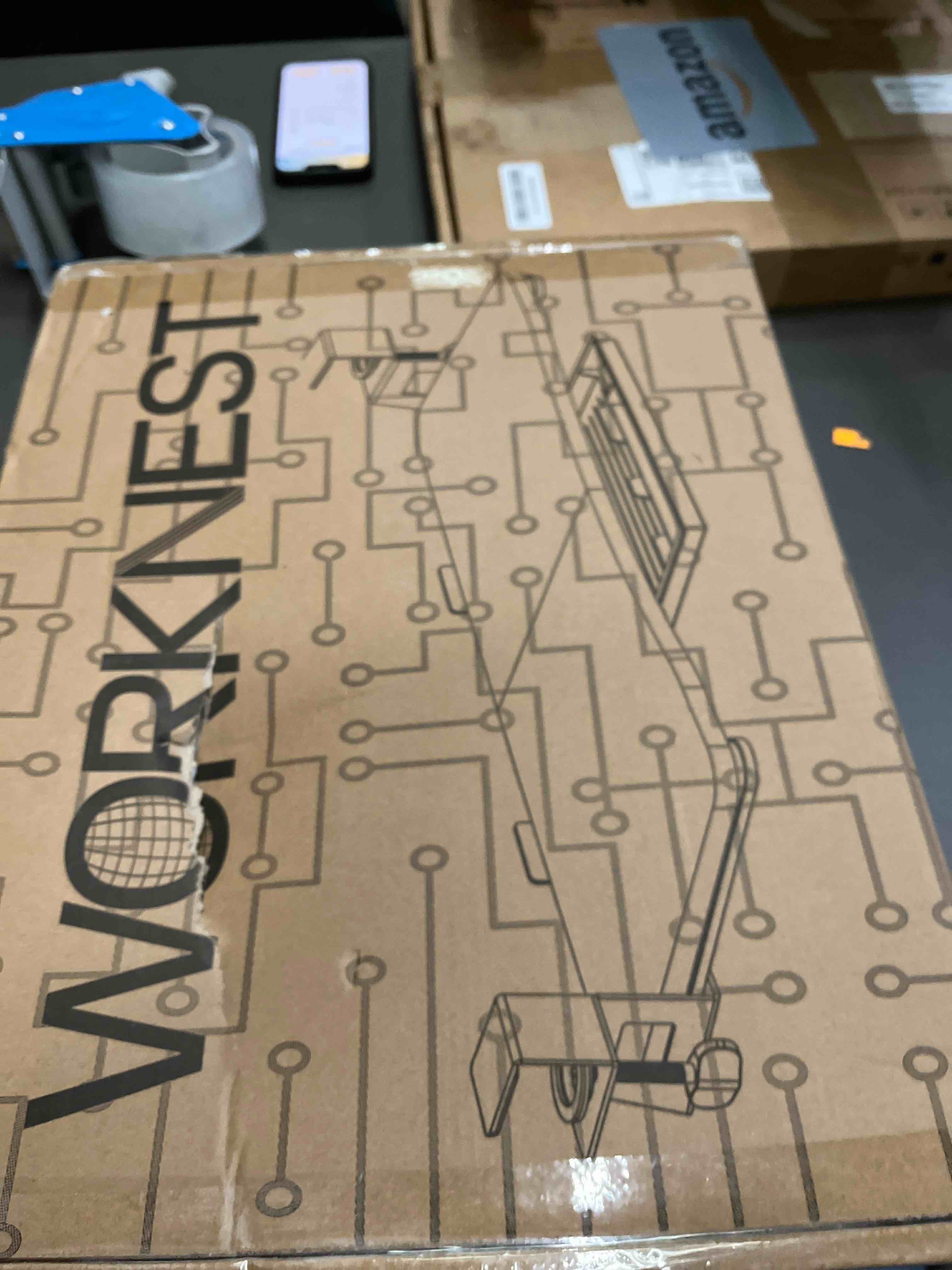 Condition photo showing Good Condition for Keyboard Tray | Under Desk Keyboard Tray Slide Out w/Adjustable C-Clamps for Desks Up to 1.5-Inch-Thick | Clamp On Drawer with 1x USB-C to 4 USB-A Hub and 1x Five-Cable Management Organizer