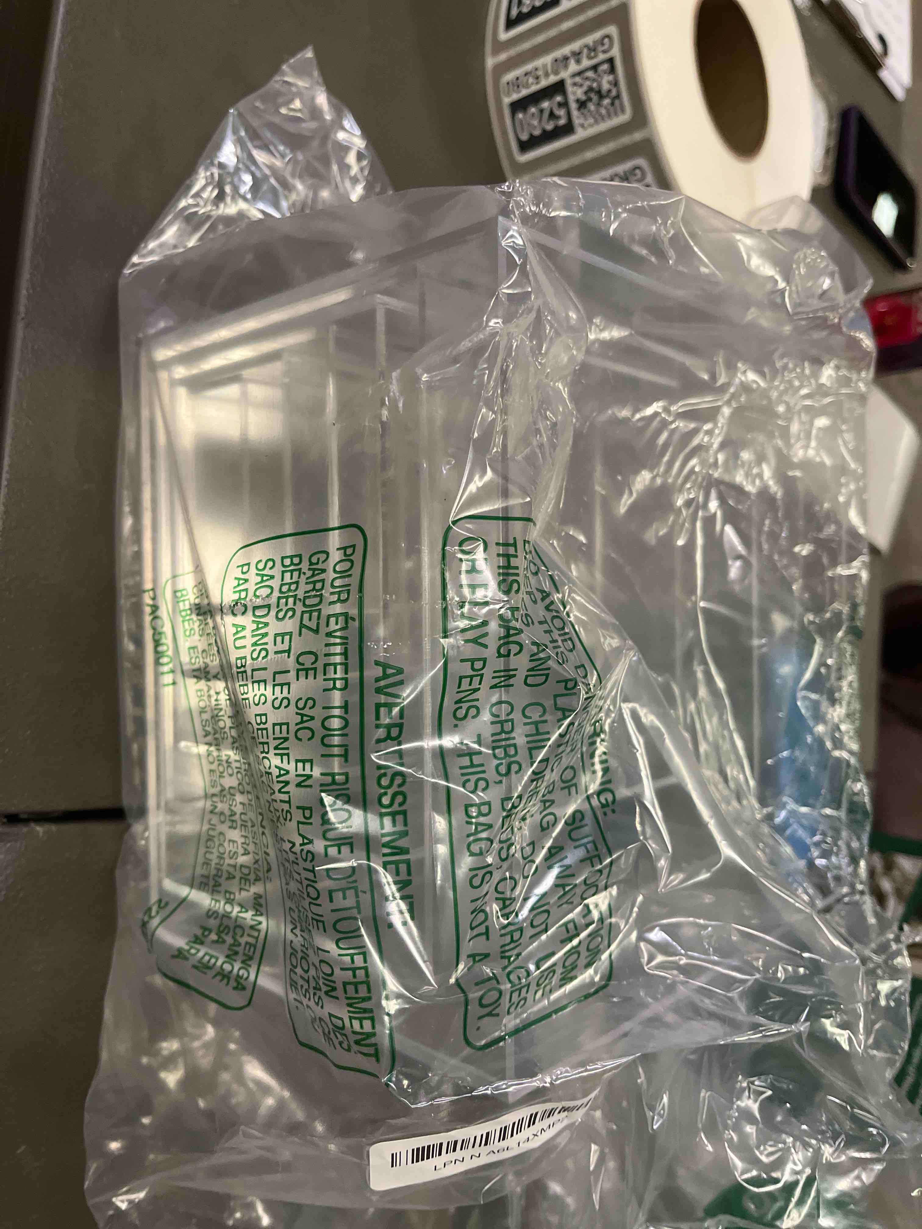 Condition photo showing Good Condition for Geelin 6 Pack Acrylic Risers for Display Acrylic Cube Boxes Risers Display Stands with Hollow Bottoms Decorative Stand for Jewelry Candy Table Decor 6 Sizes(Clear,3 to 8 Inch) Clear 3 to 8 Inch