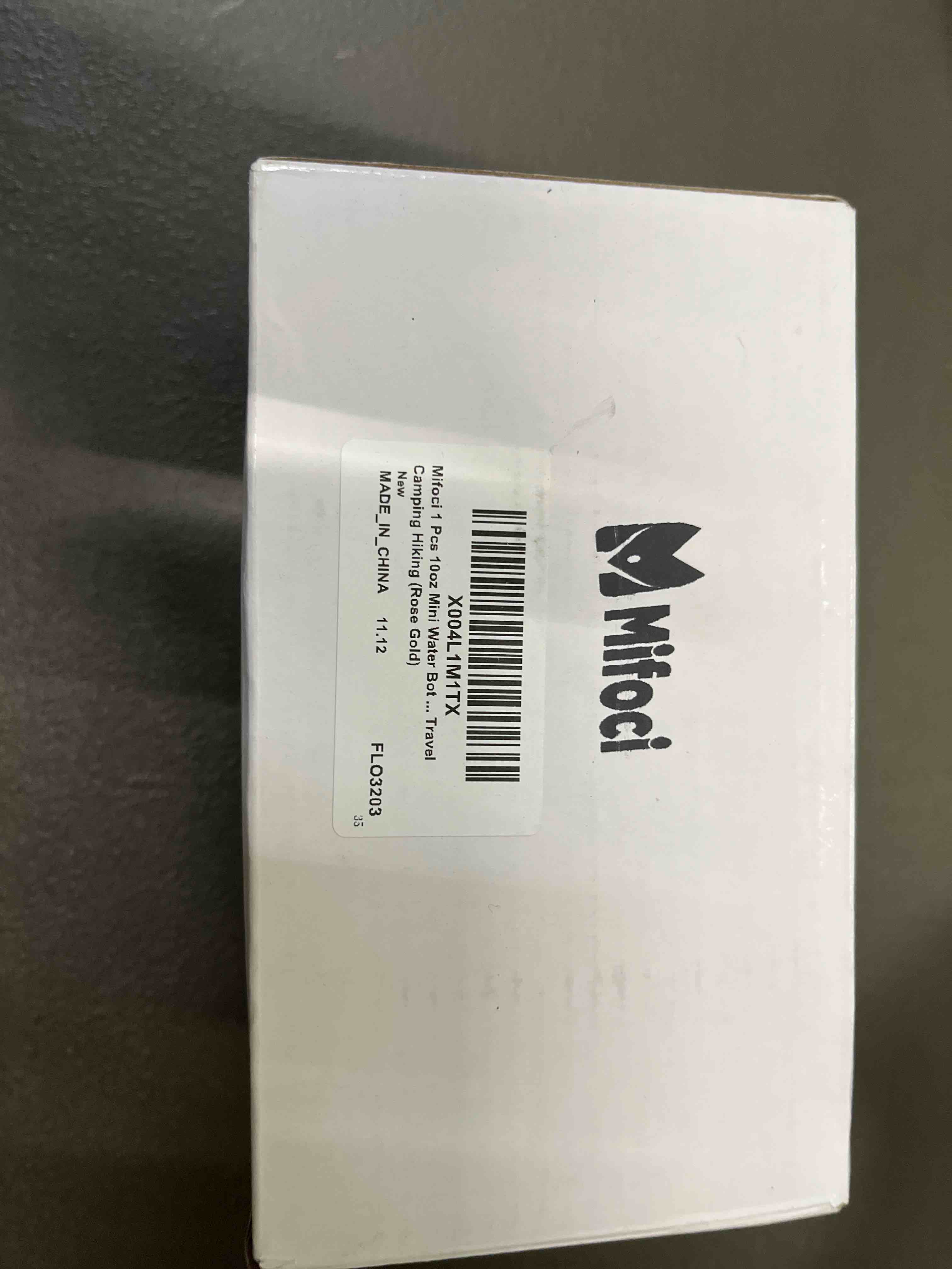 Condition photo showing Good Condition for Mifoci 1 Pcs 10oz Mini Water Bottles Stainless Steel Slim Insulated Thermal for Hot Cold Drink Thermal Small Vacuum Portable Water Bottle for Women Gifts Travel Camping Hiking (Rose Gold) 10 Ounces Rose Gold 1