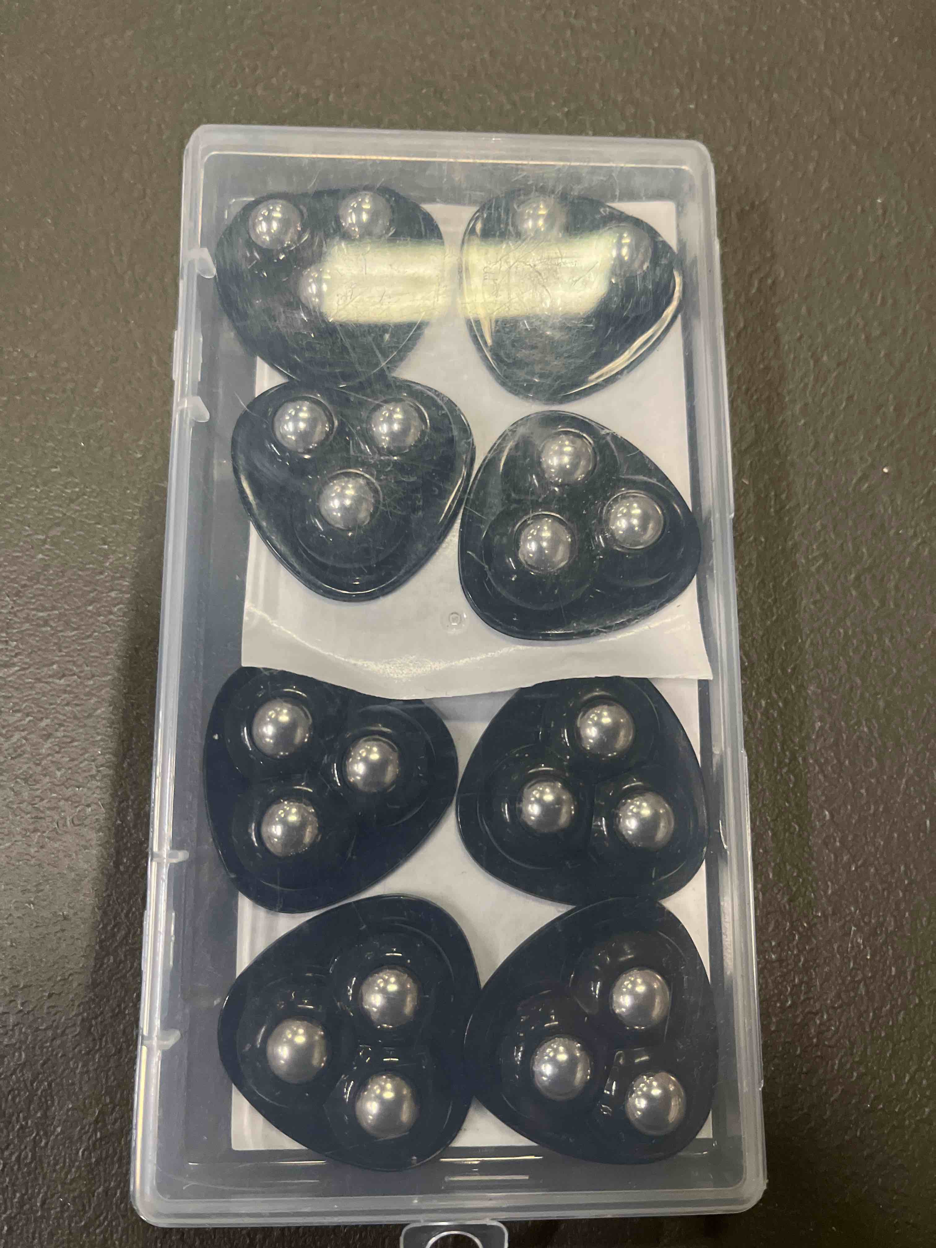 Condition photo showing Good Condition for Appliance Casters - Furniture Sliders & Appliance Rollers for Kitchen, Coffee Machine, Blender, Oven - Helps Mom or Wife Easily Solve Countertop Sliding (Black, 8pcs)