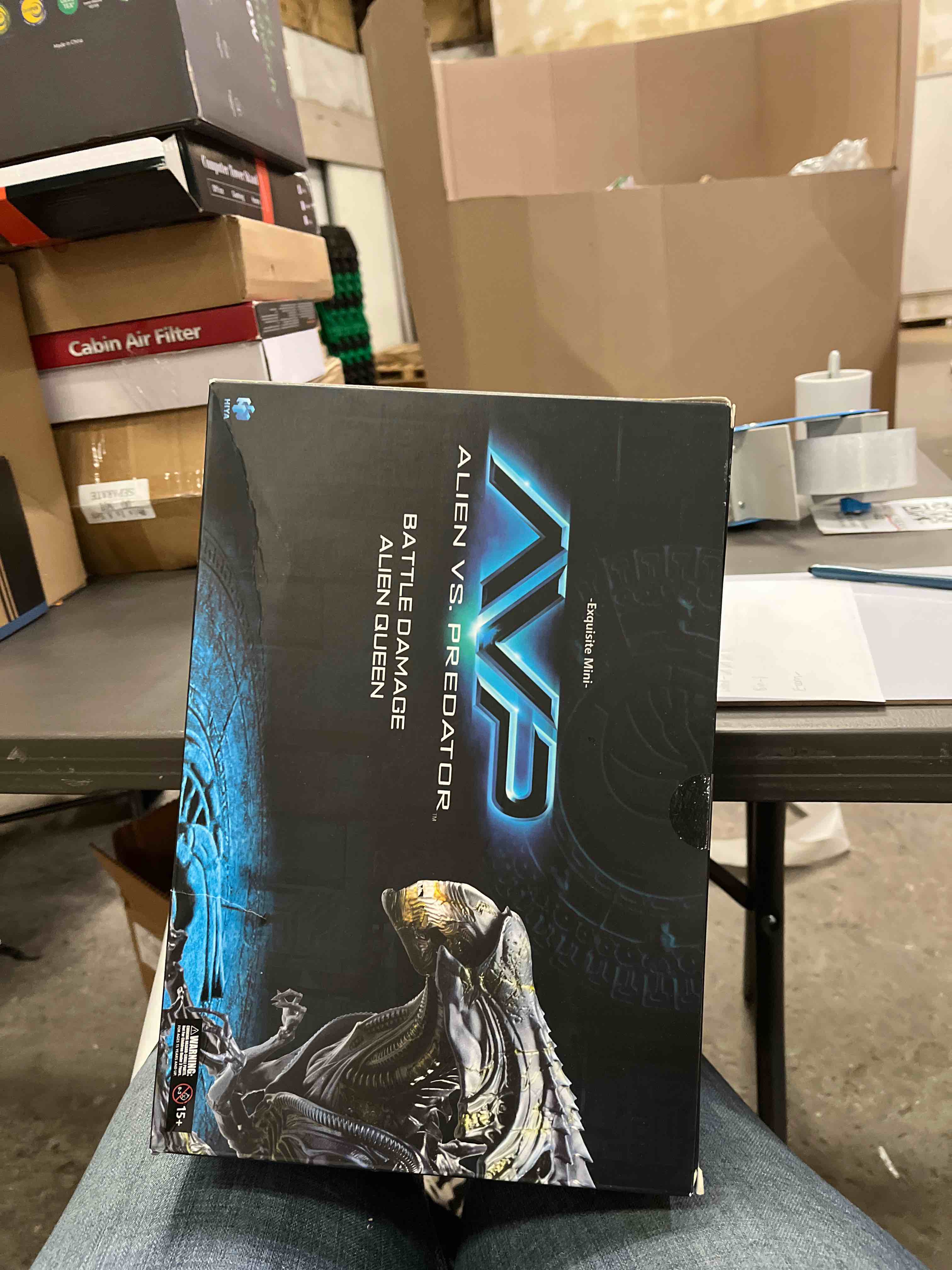 hiya toys exquisite mini series 1/18 scale 5 inch avp alien queen action figure multicolor