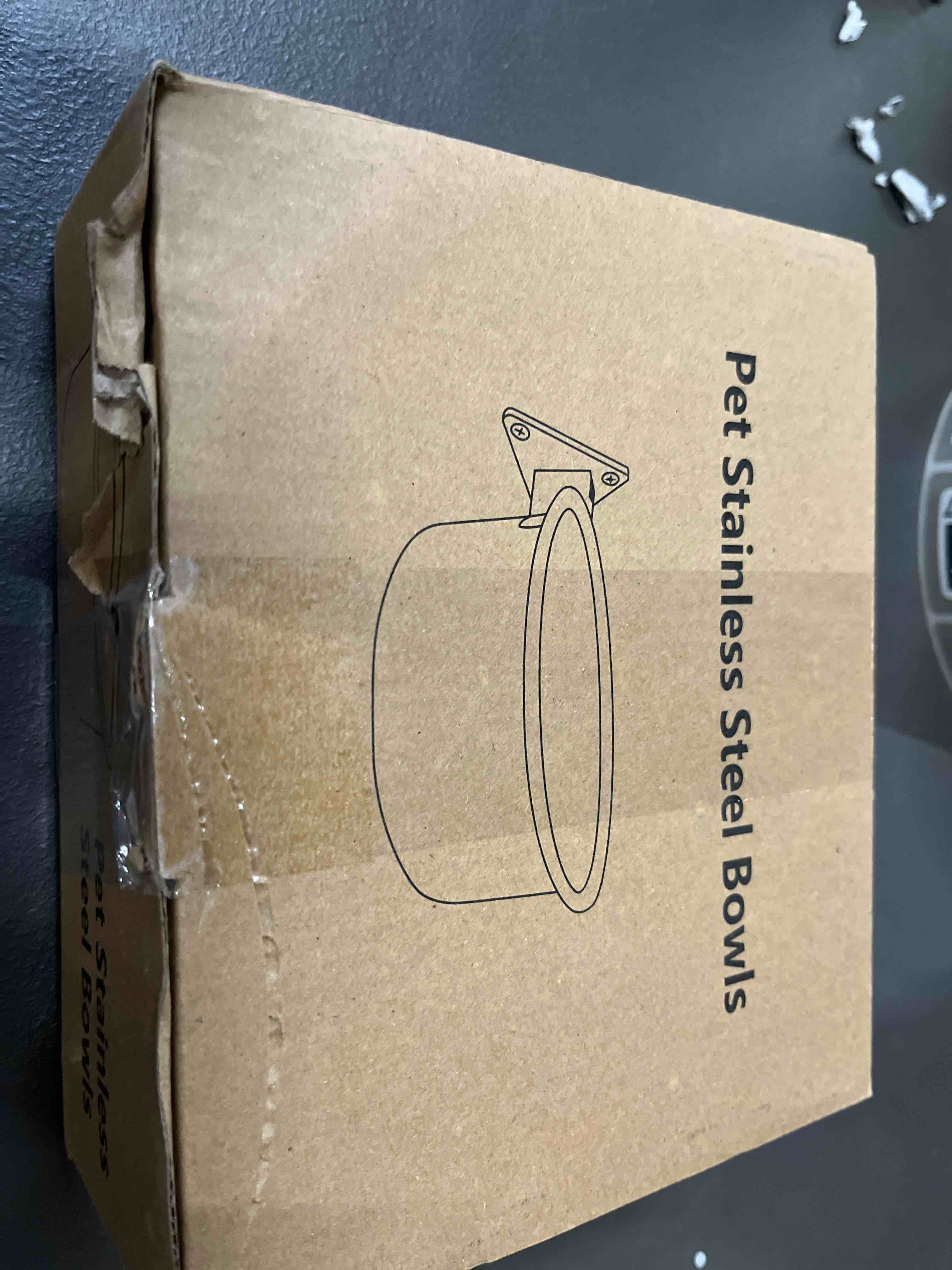 Raised Small Dog Bowls Wall Mount Pet Bowl, Collapsible Elevated Pet Bowl for Dog Cat Chicken Coop -