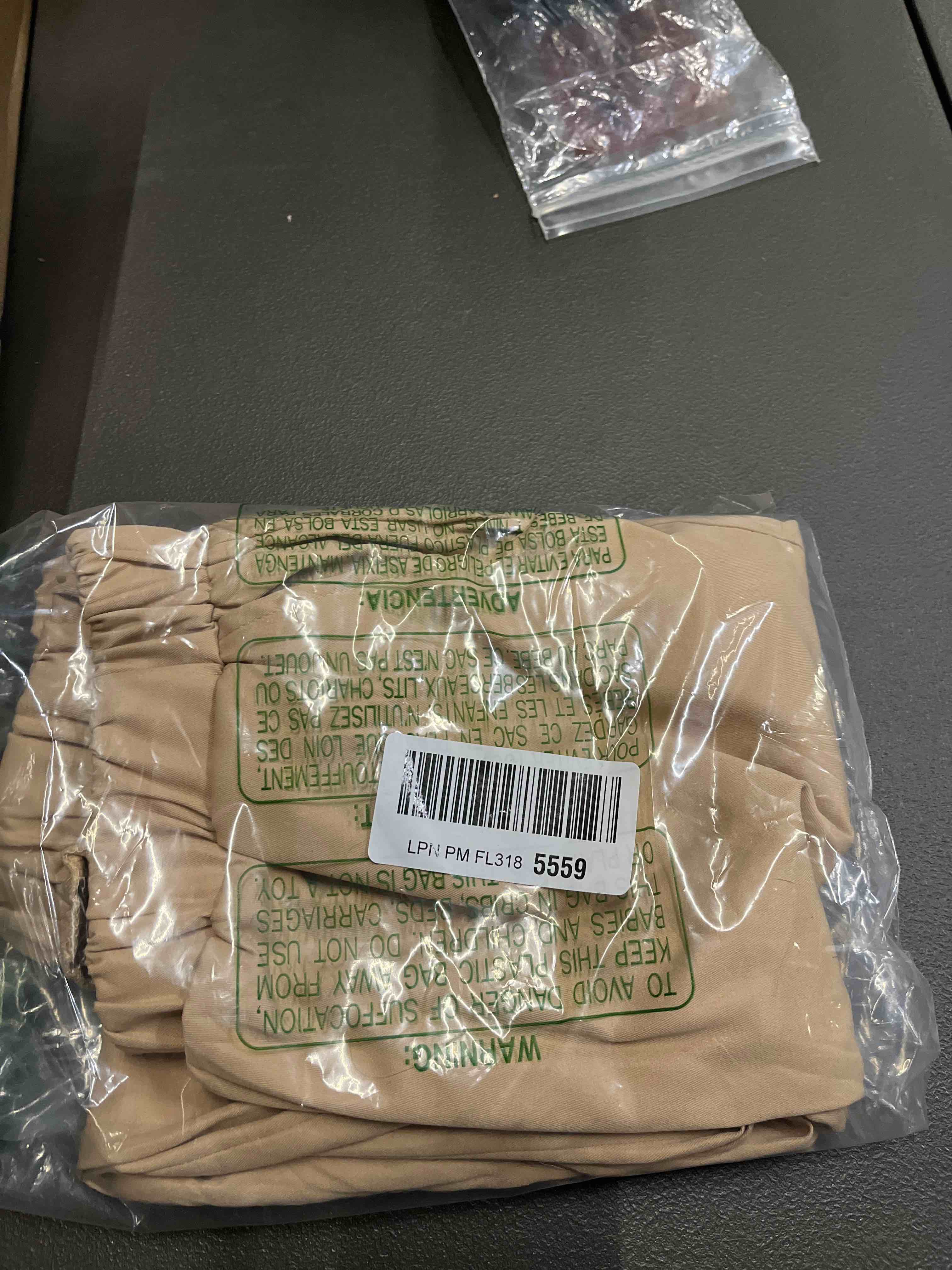 Floerns Girl's Elastic Waist Trousers Loose Straight Leg Flap Pocket Cargo Pants Khaki 11-12Y