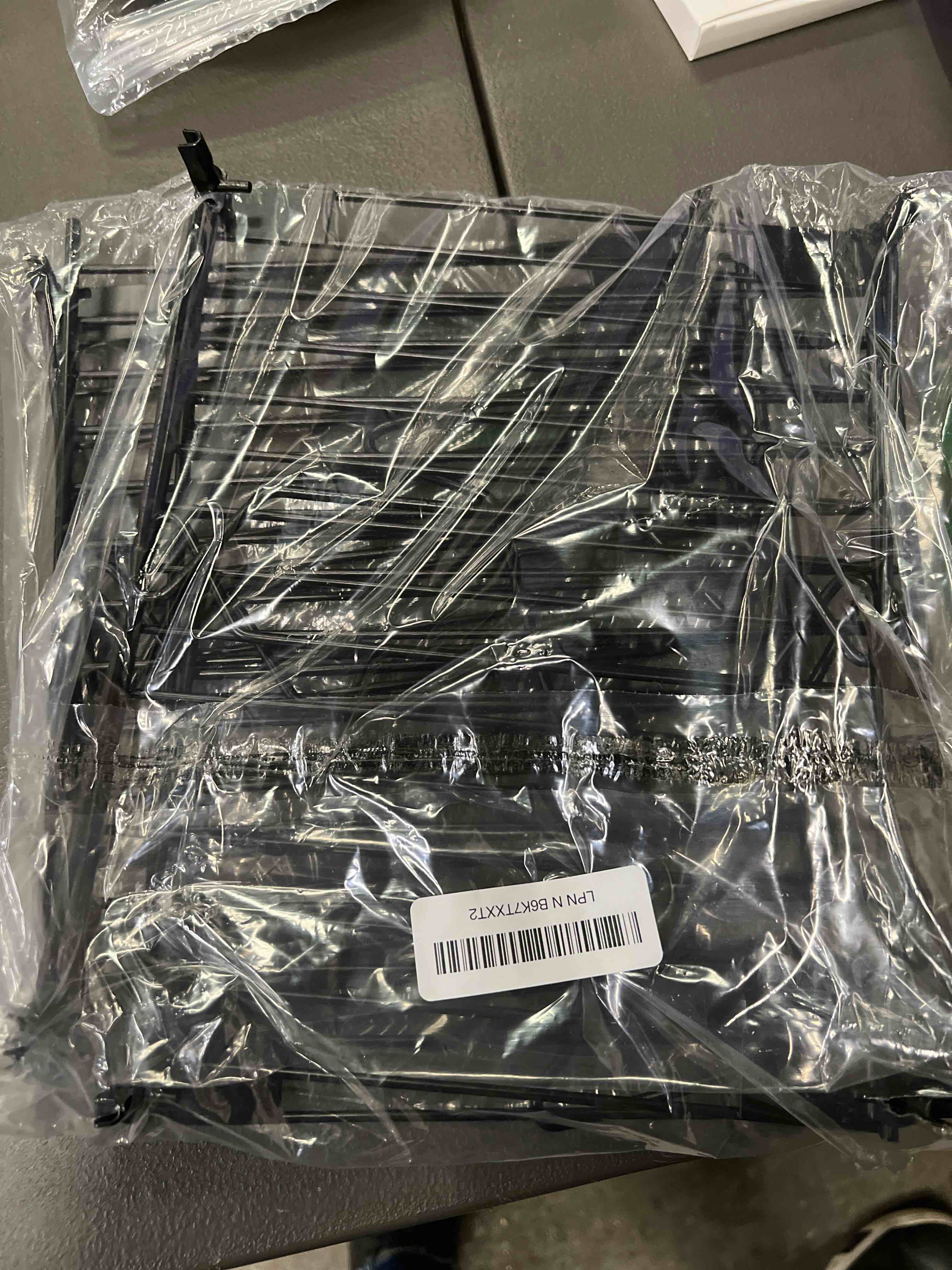 Condition photo showing Good Condition for 1/2-Piece Set Cabinet Organizer Shelf,Cabinet Organizer,Foldable Pantry Shelf,Plate, Dish,Rustproof Metal Storage Organizer (2, Black) Black 2