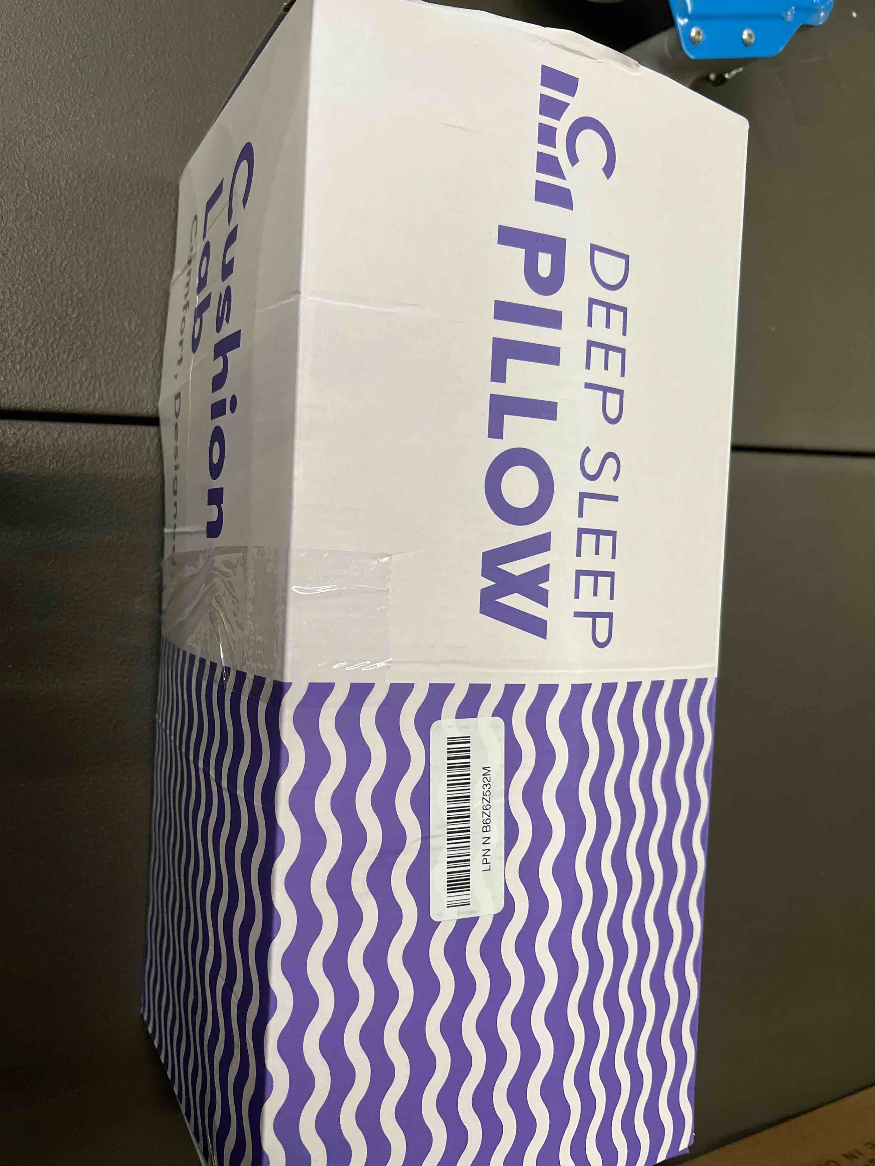 Condition photo showing Good Condition for C CUSHION LAB Deep Sleep Pillow, Patented Ergonomic Contour Design for Side & Back Sleepers, Orthopedic Cervical Shape Gently Cradles Head & Provides Neck Support & Shoulder Pain Relief - Calm Grey