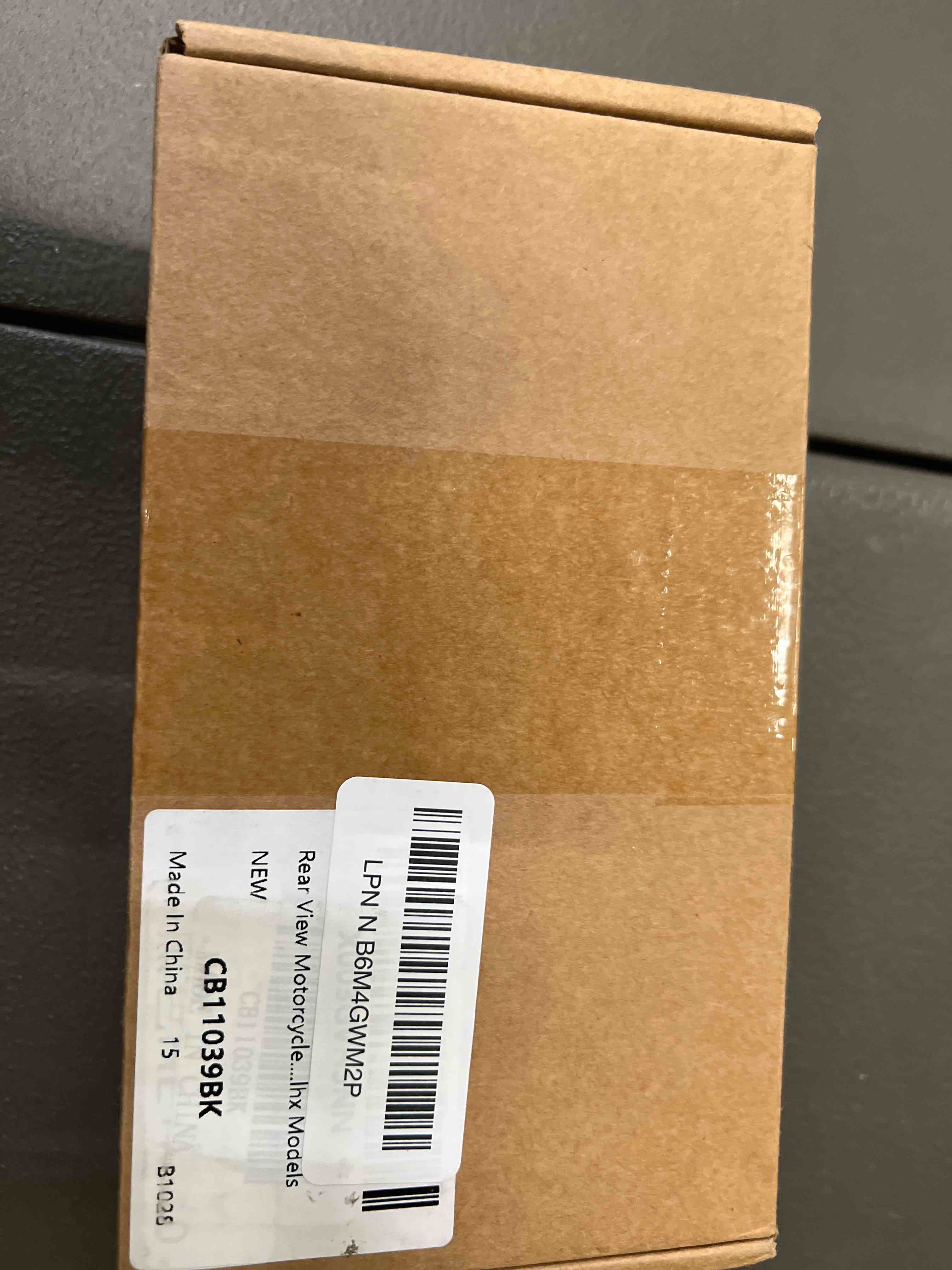 Condition photo showing Good Condition for Rear View Motorcycle Mirrors,Black Water Drop Shape Side Mirrors Compatible With Harley Sportster Dyna Softail Touring Road Glide Electra Glide Road King Street Glide Fltrx Flhr Flht Flhx Models Black#Water Drop Shape