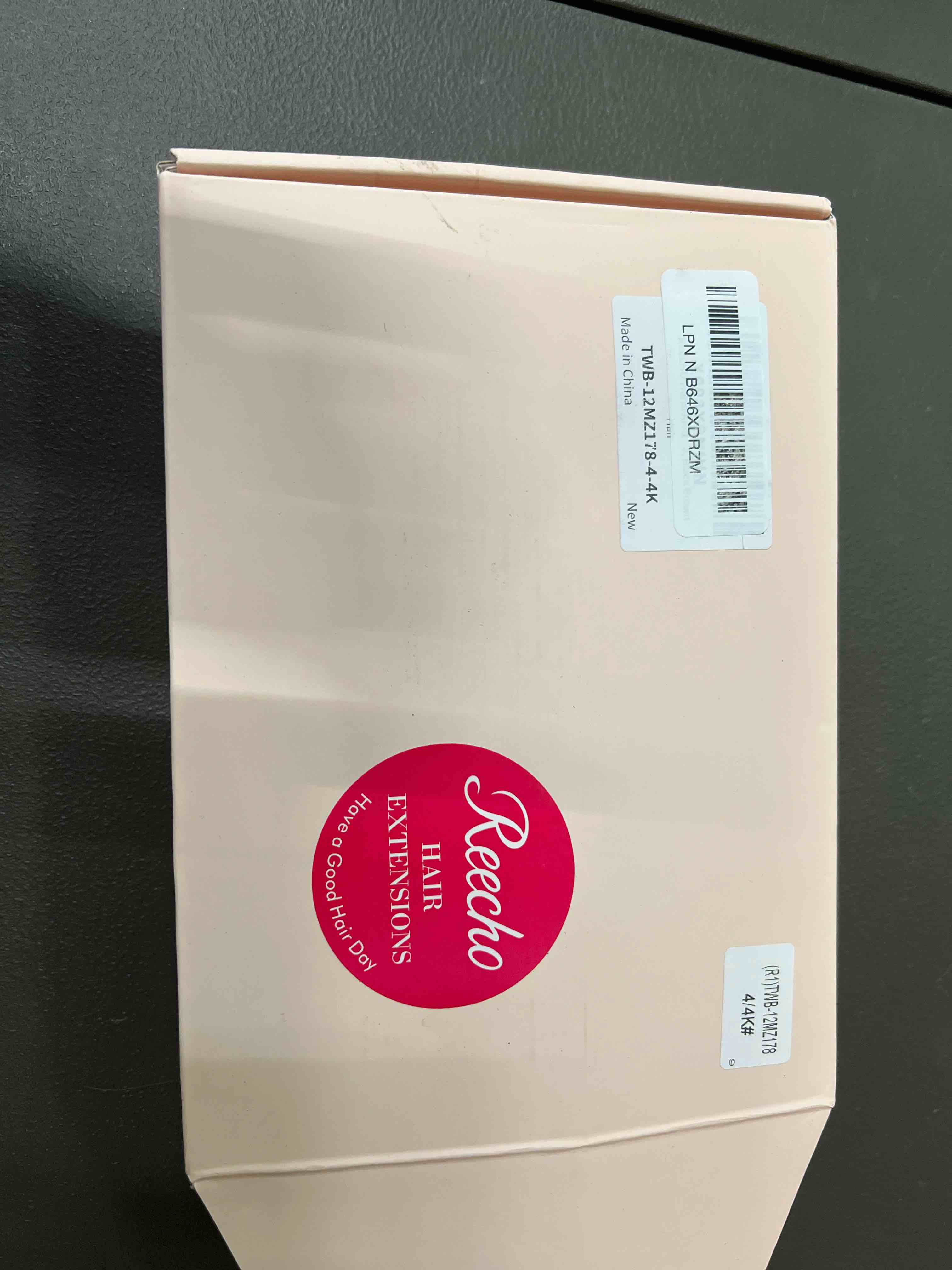 Condition photo showing Good Condition for REECHO Warm Knitted Beanie Hat with 12" Beach Wavy Synthetic Hairpiece - Black Beanie, Black Brown Hair 12 Inch (Pack of 1) Black Beanie, Black Brown Hair