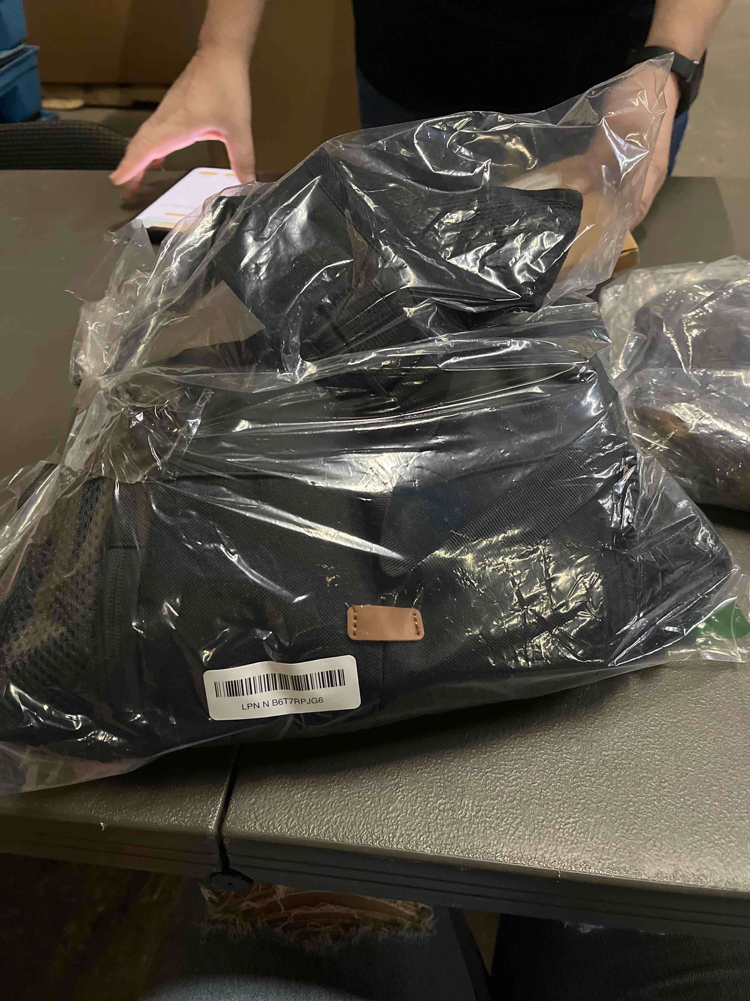 Condition photo showing Good Condition for Cooler Backpack for Men Women Insulated Waterproof Backpack Cooler Leak Proof Cooler Bag Lightweight Lunch Backpack for Camping Beach Travel Picnic 30 Cans Black