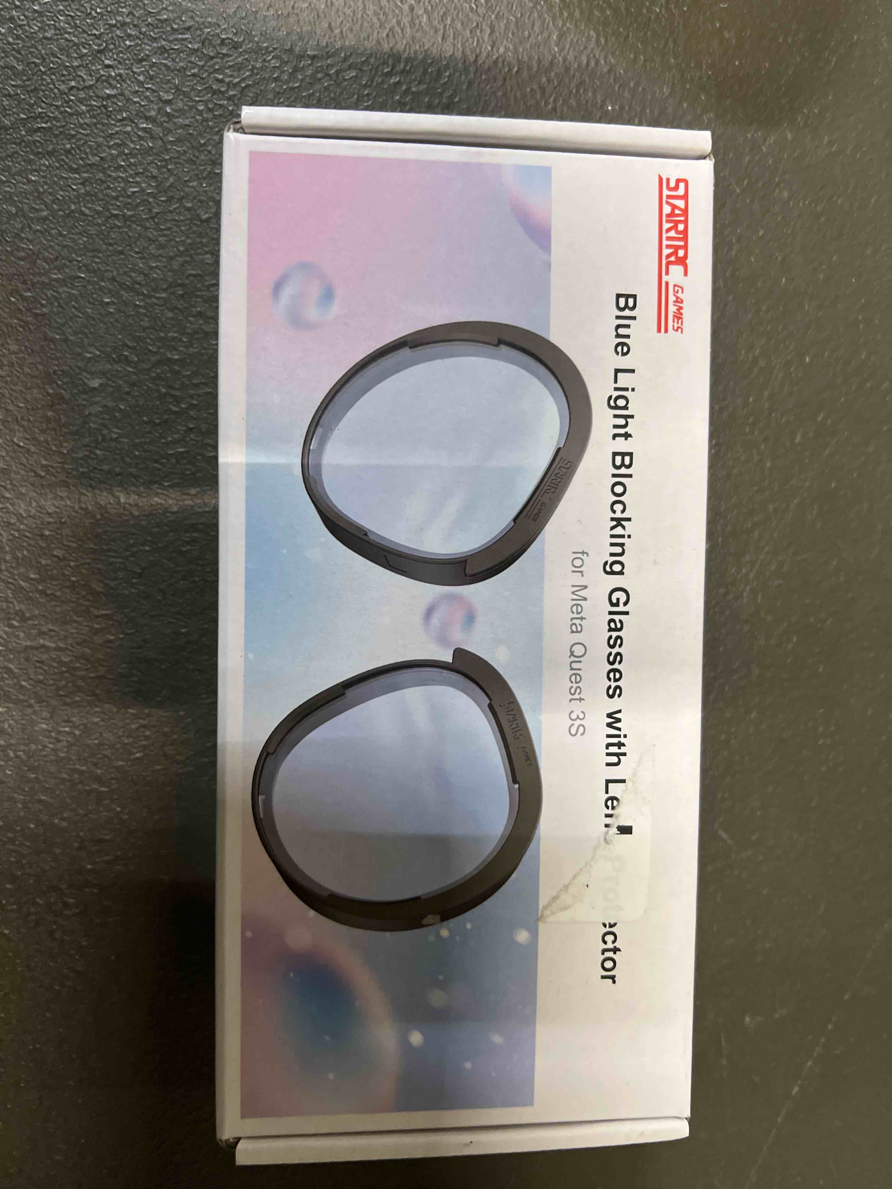 Condition photo showing Good Condition for Lens Protector Set Compatible with Meta Quest 3S Accessories, Soft Lens Protector Cover, Glasses Spacer with Blue Light Blocking Glasses for Oculus Quest 3S/Quest 2 (Not Fit for Quest 3)