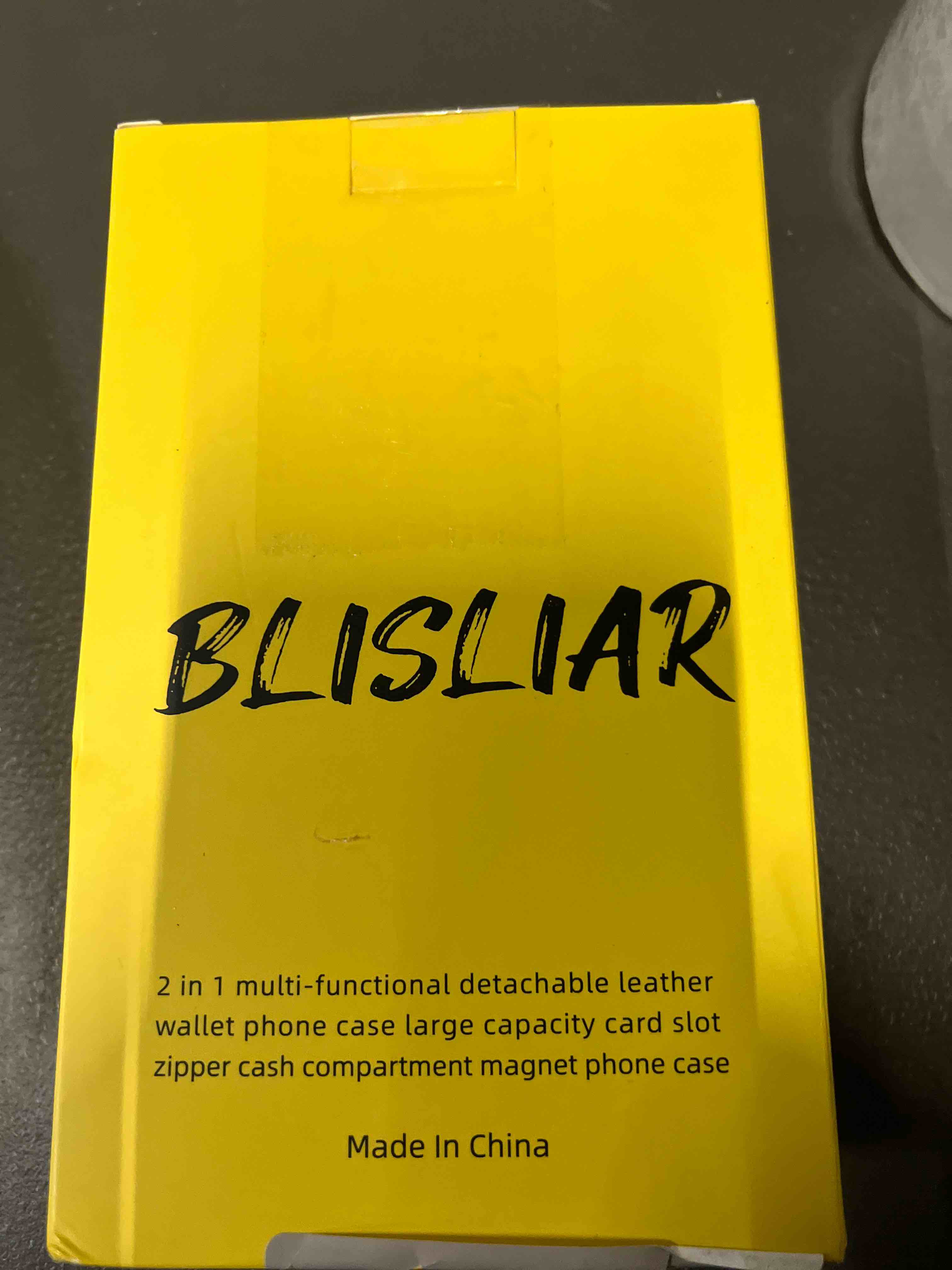 Condition photo showing Good Condition for Wallet Case for iPhone 15 with Card Holder/Crossbody Wallet/Strap| RFID Blocking | Magnetic | Kickstand | Detachable | PU Leather Phone Case for iPhone 15,6.1 in,Brown for iPhone 15 Brown