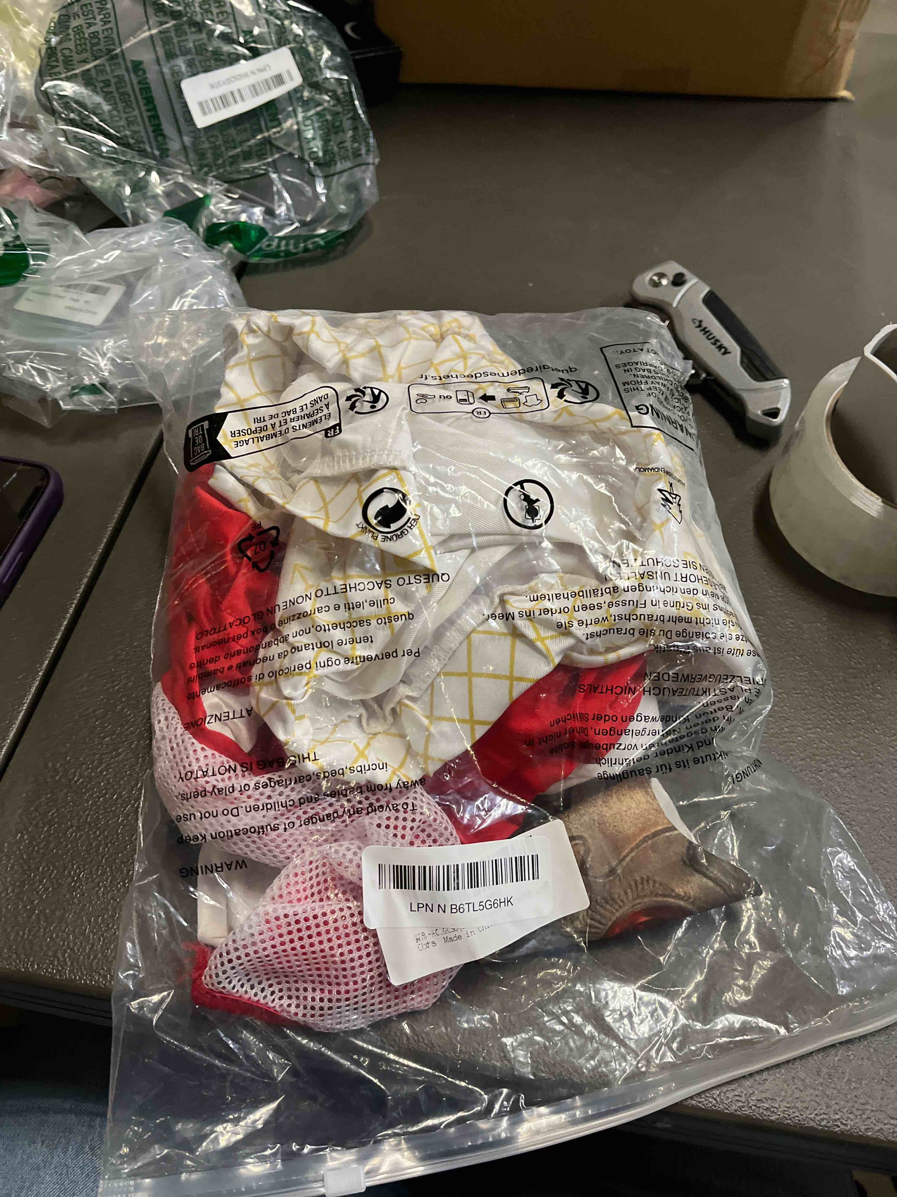 Condition photo showing Good Condition for Zombies Costume for Girls, 3PCS Kids Cheerleader Uniform Outfit Halloween Cosplay Party Clothes White Skirt 7-8 Years