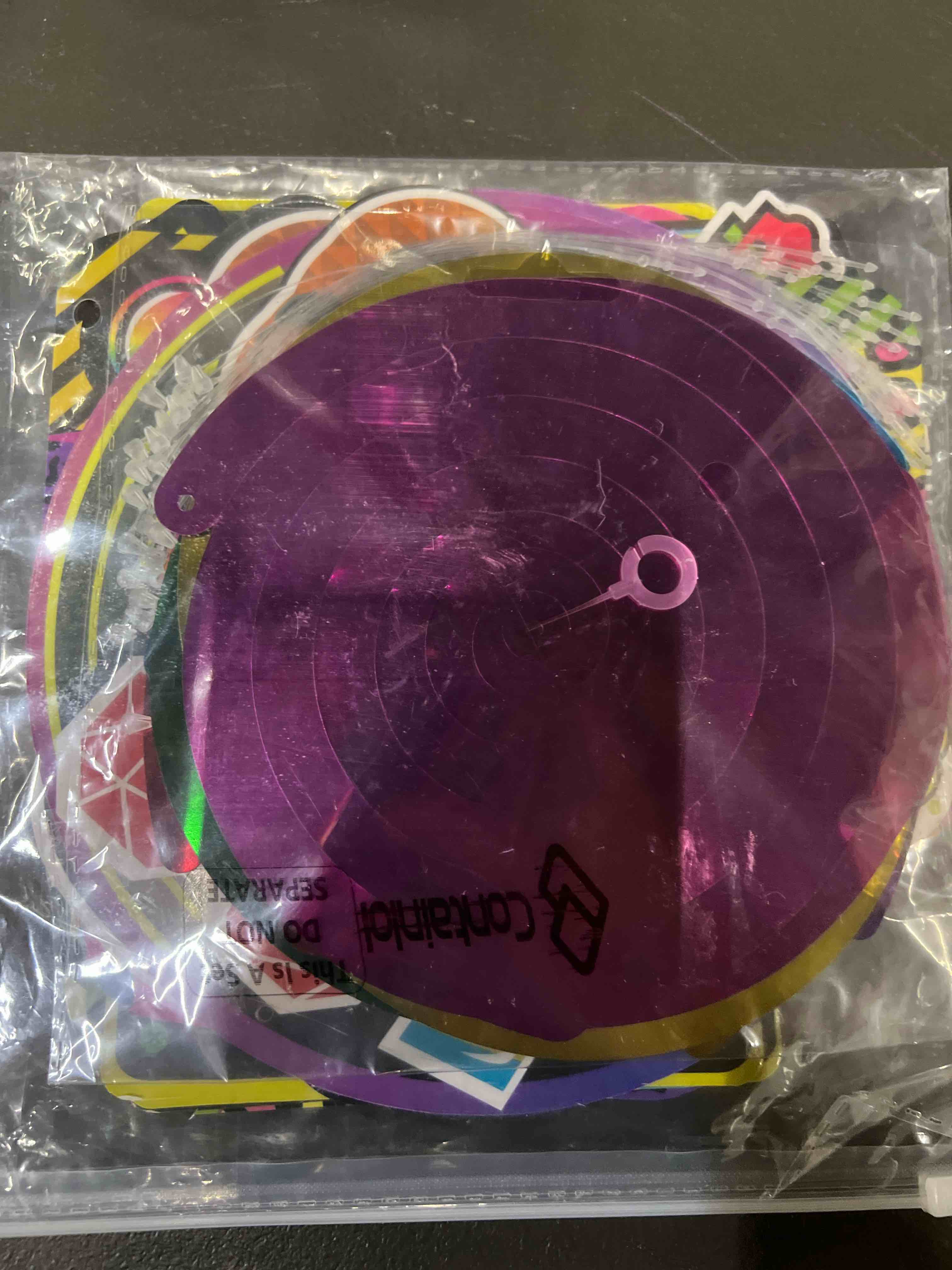 Condition photo showing Good Condition for Containlol 53 Pieces 80s Party Decorations, Retro 1980s Hip Hop Party Hanging Swirls Ceiling Decor for Adults Back to The 80s 1980s Throwback Birthday Neon Rock Hippie Supplies