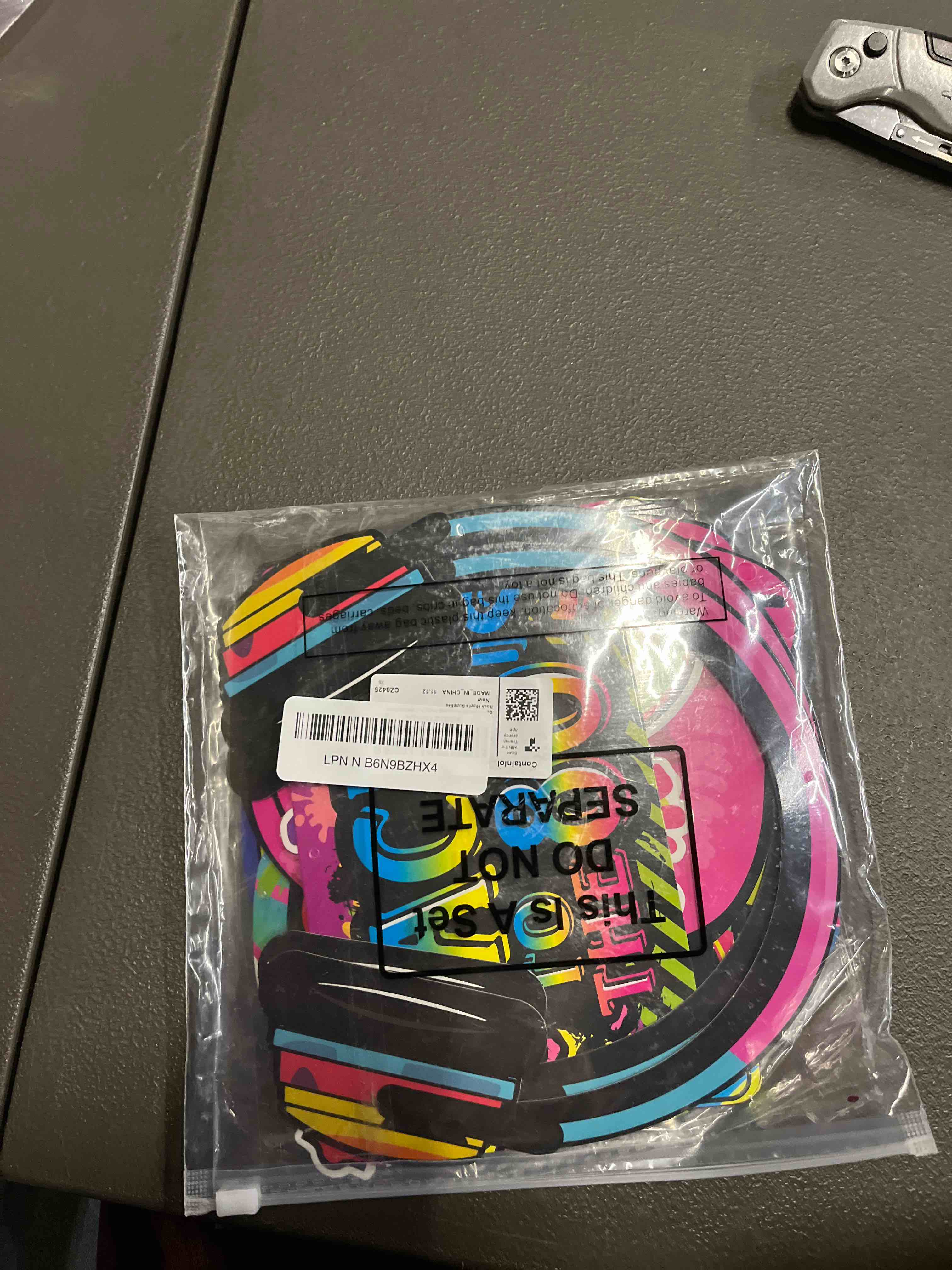 Condition photo showing Good Condition for Containlol 53 Pieces 80s Party Decorations, Retro 1980s Hip Hop Party Hanging Swirls Ceiling Decor for Adults Back to The 80s 1980s Throwback Birthday Neon Rock Hippie Supplies