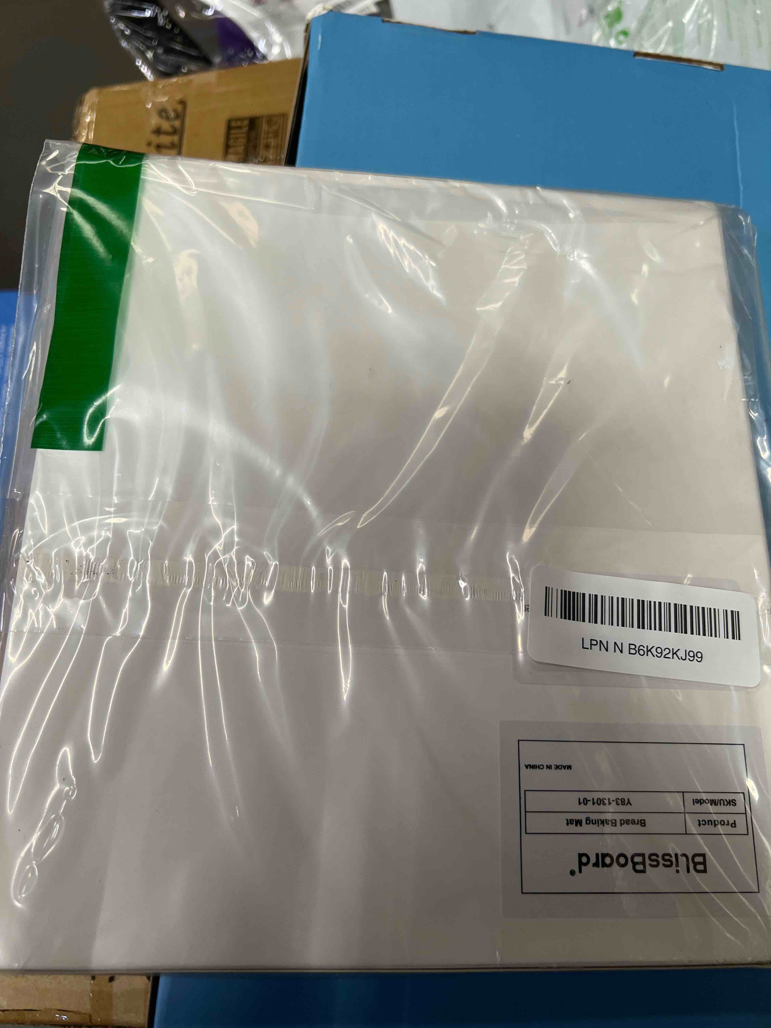 Condition photo showing Good Condition for parchment bread sling for dutch oven, blissboard disposable bread baking mat with long handles, 50 pcs unbleached parchment paper for air fryer, sourdough transfer