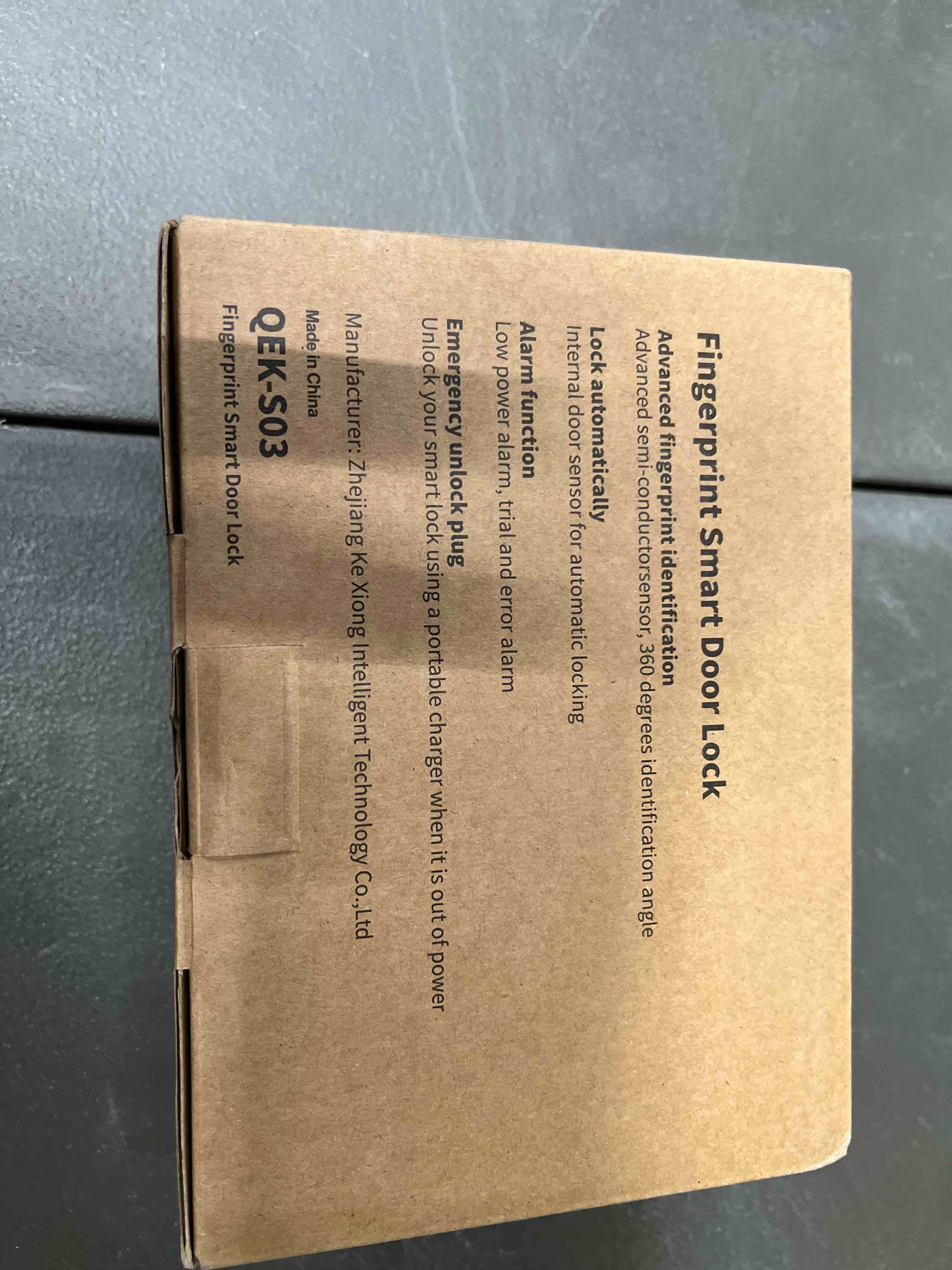 Condition photo showing Good Condition for fingerprint door lock, biquole keyless entry door lock, smart lock with app control, electronic keyp