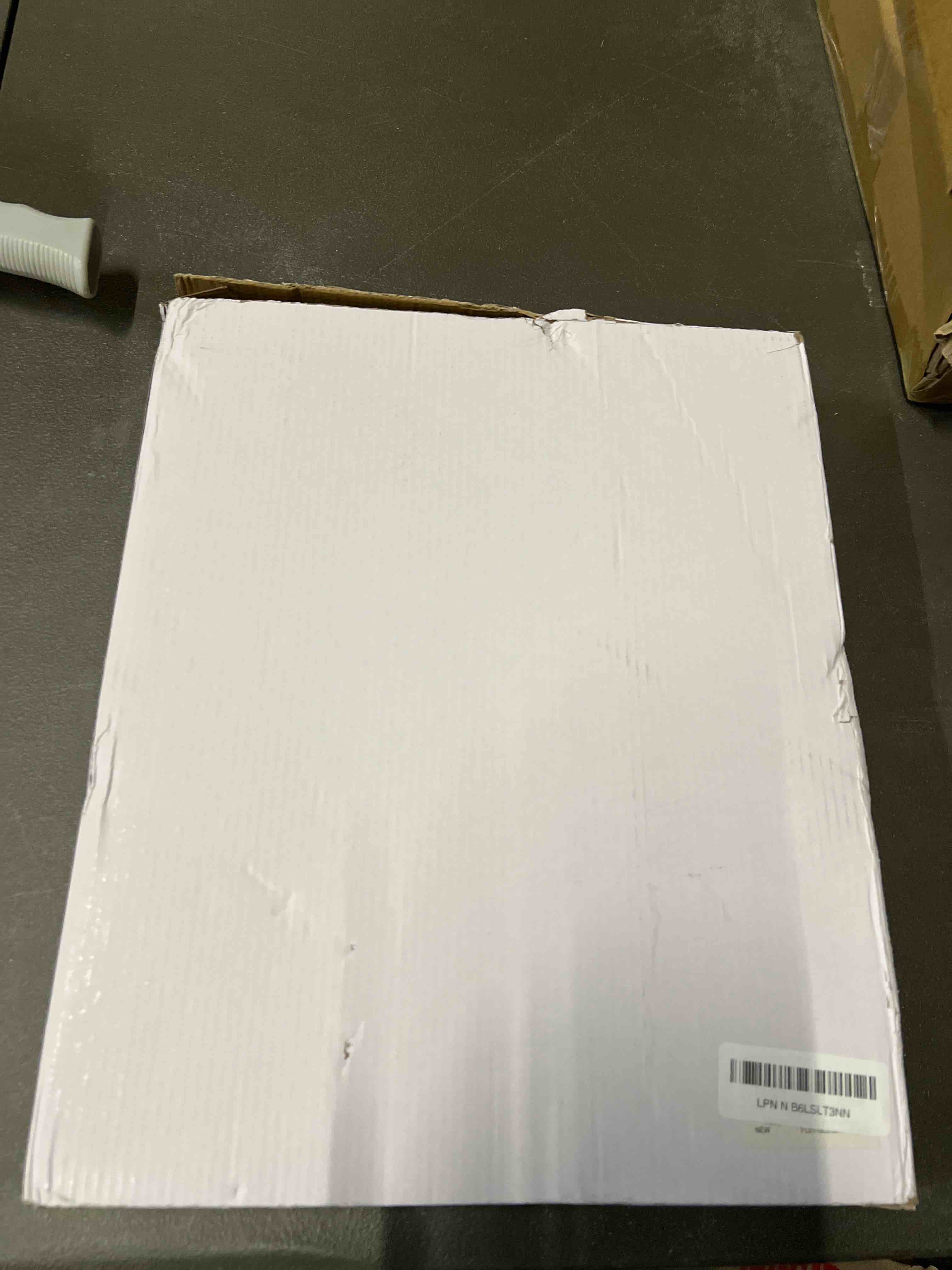 Condition photo showing Good Condition for 8.5x11 glass picture frame set of 2, glitter photo frame for tabletop or wall display, spaekle 8.5 by 11 silver wedding frame 8.5x11 glitter(2pk)