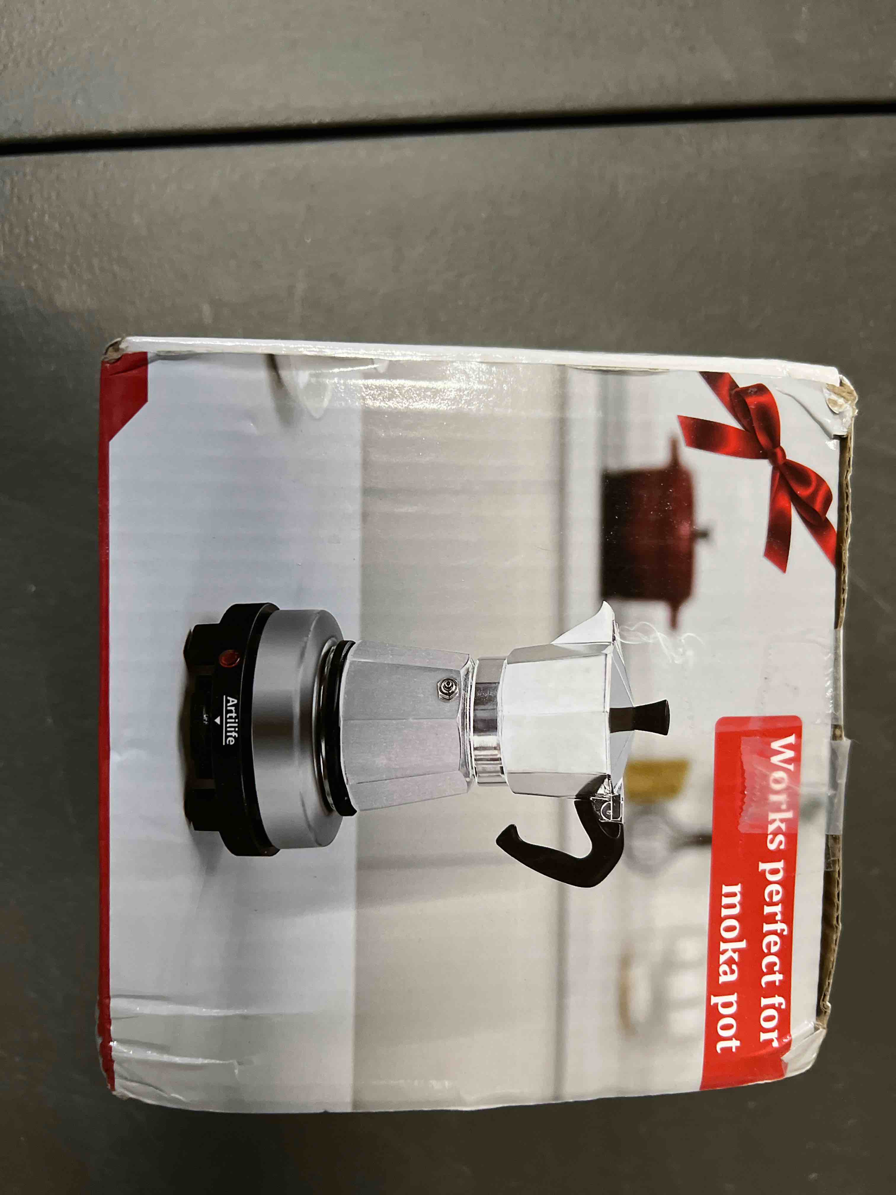 Condition photo showing Good Condition for artilife 500w small hot plate mini hot plate,artilife 500w small electric hot plate,mini stove portable stove kitchen cooktop electric heater,perfect size for moka pot 110v