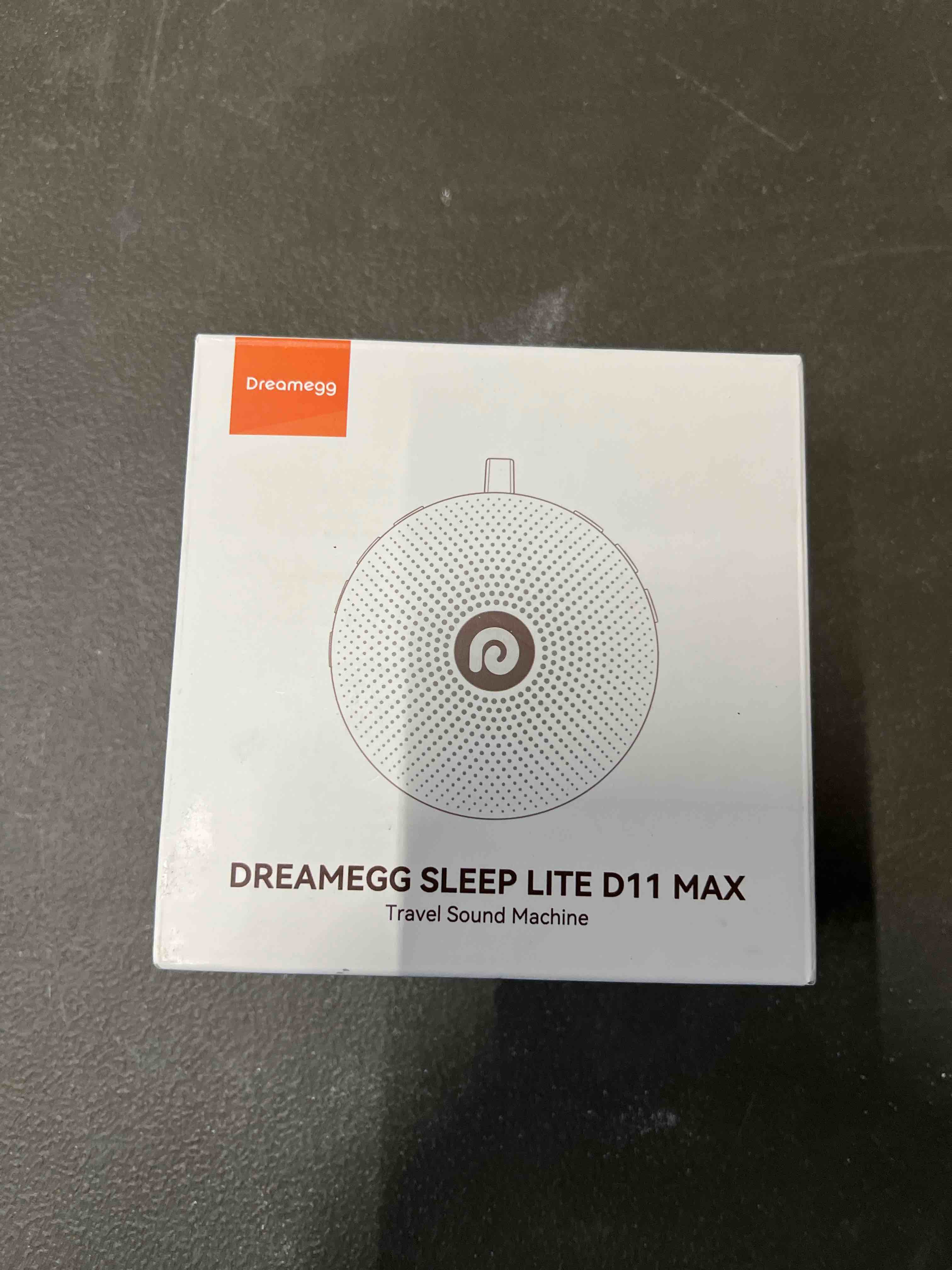 Condition photo showing Good Condition for dreamegg portable noise machine for baby adult, features powerful battery, 21 soothing sound, noise canceling for office & sleeping, sound therapy for home, travel, registry gift, classic white