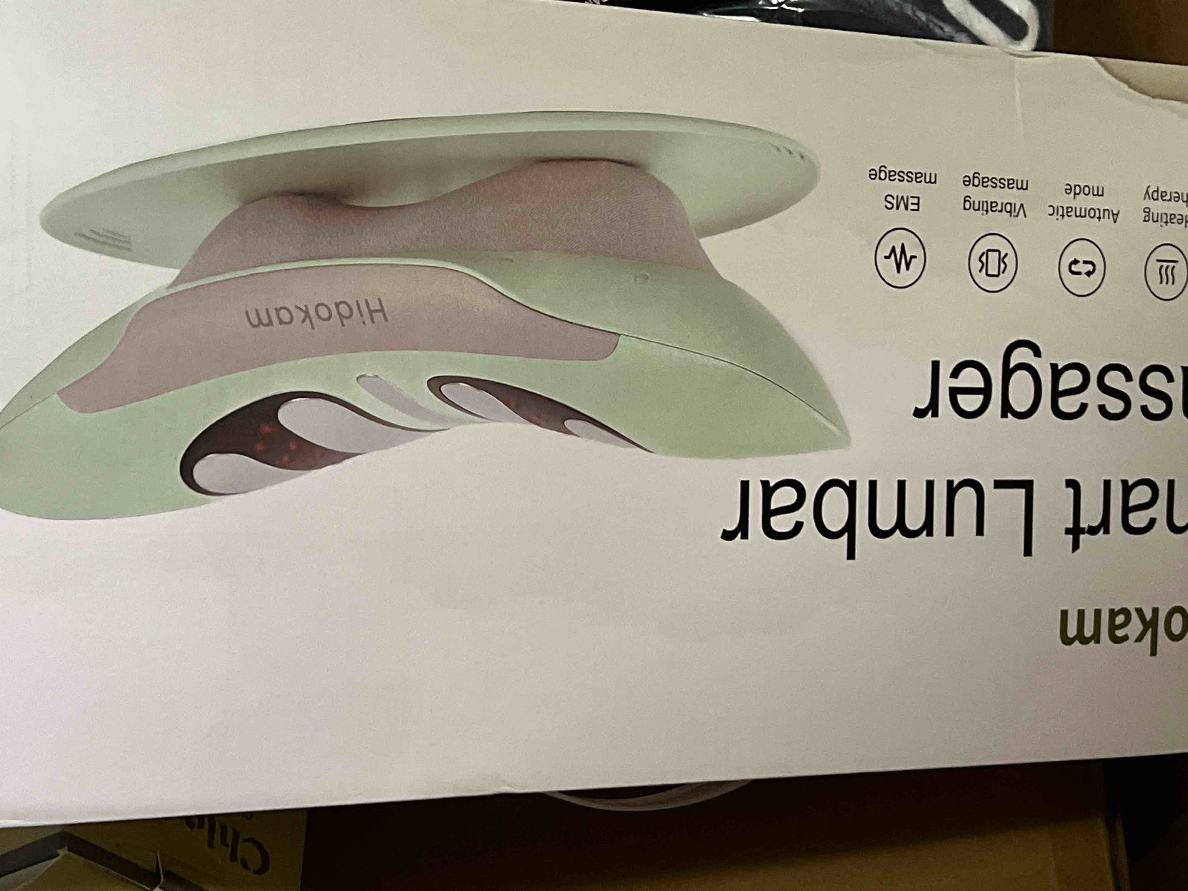 Condition photo showing Good Condition for hidokam smart lower back massager with soothing warm therapy & air traction – spinal decompression d