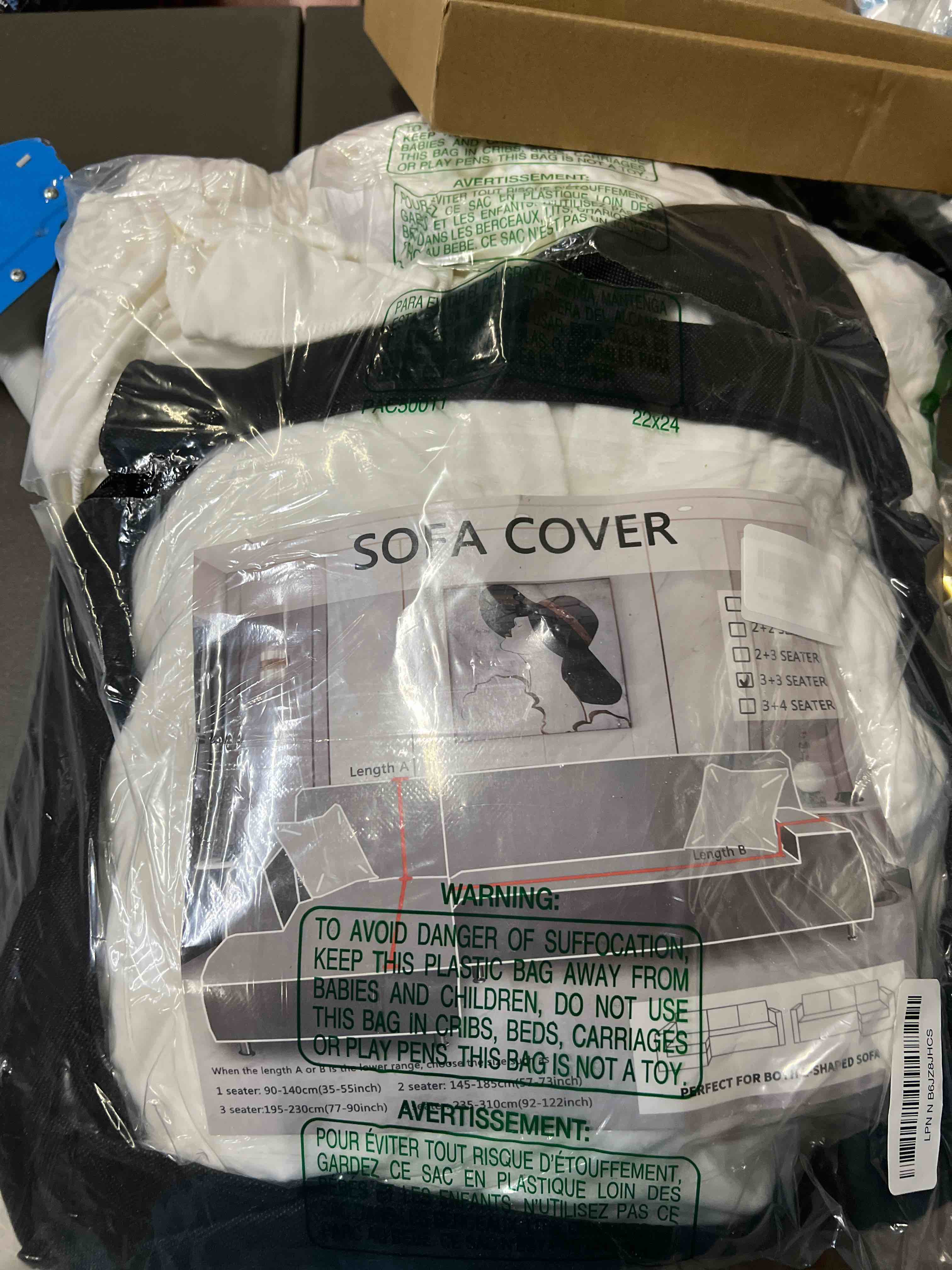 ZNSAYOTX 2026 Soft Velvet Sectional Couch Covers, Luxury Plush Slipcovers with Elastic Bottom for L 