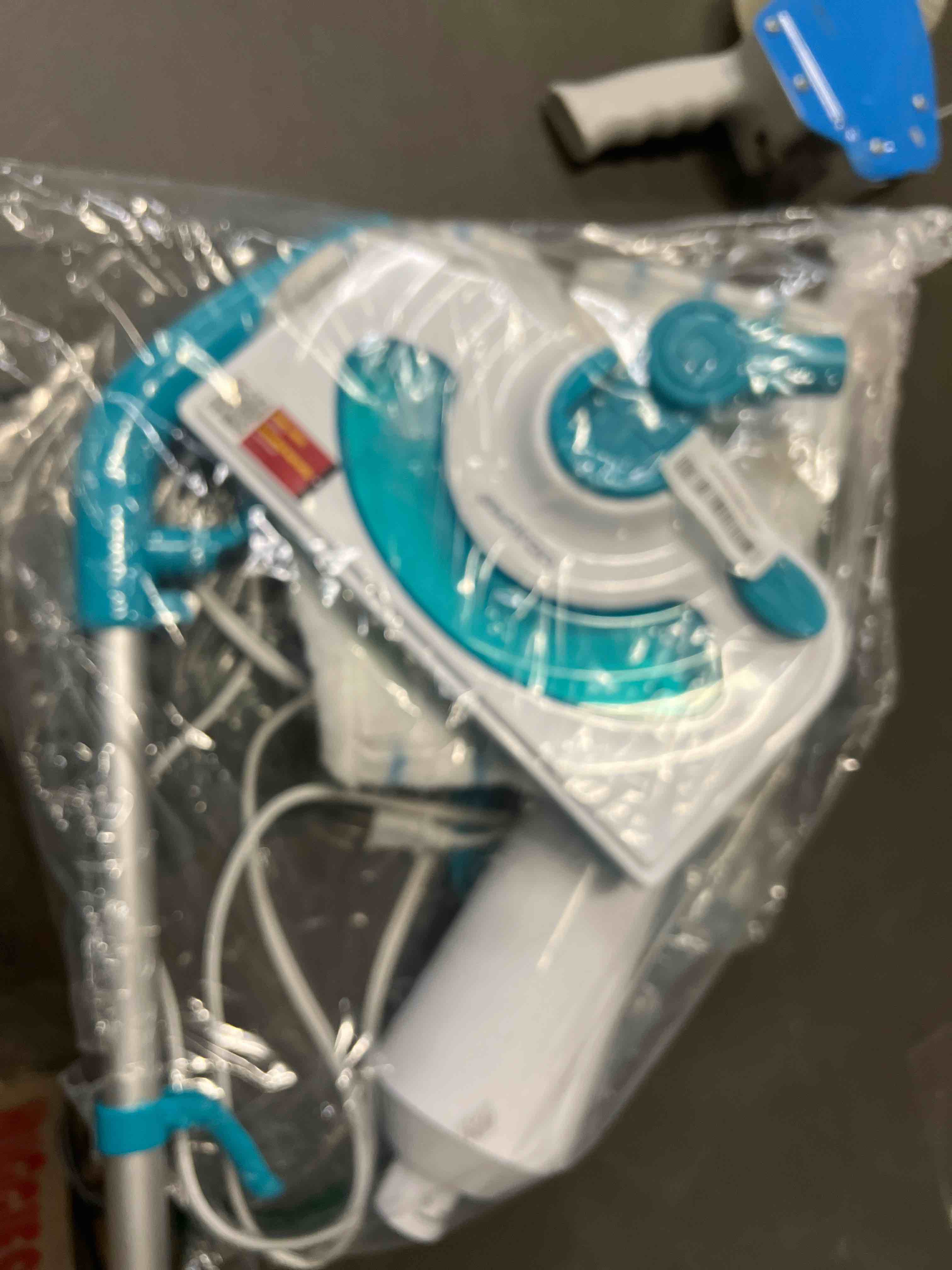 Condition photo showing Good Condition for professional steam mop cleaner, 1300w floor steamer with detergent chamber, 25s heat up, lightweight steamer for cleaning with 2 washable pads, safe for tiles, upholstery, carpet, hardwood, teal