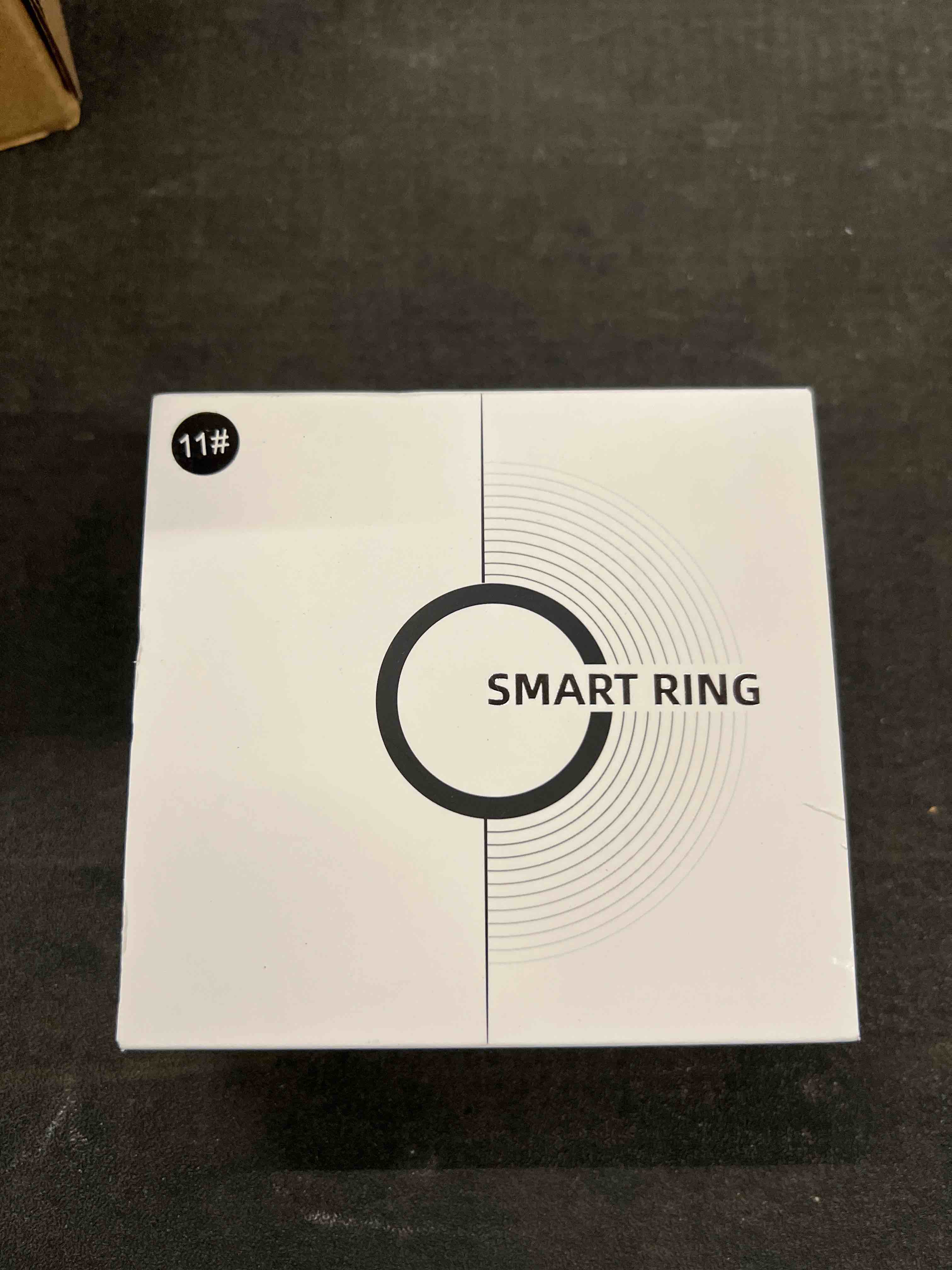 Condition photo showing Good Condition for smart health ring for women men fitness tracker with heart rate, blood oxygen, blood pressure, sleep monitoring, step counting, ip68 waterproof for ios and android, no app fee, black 10 10 black