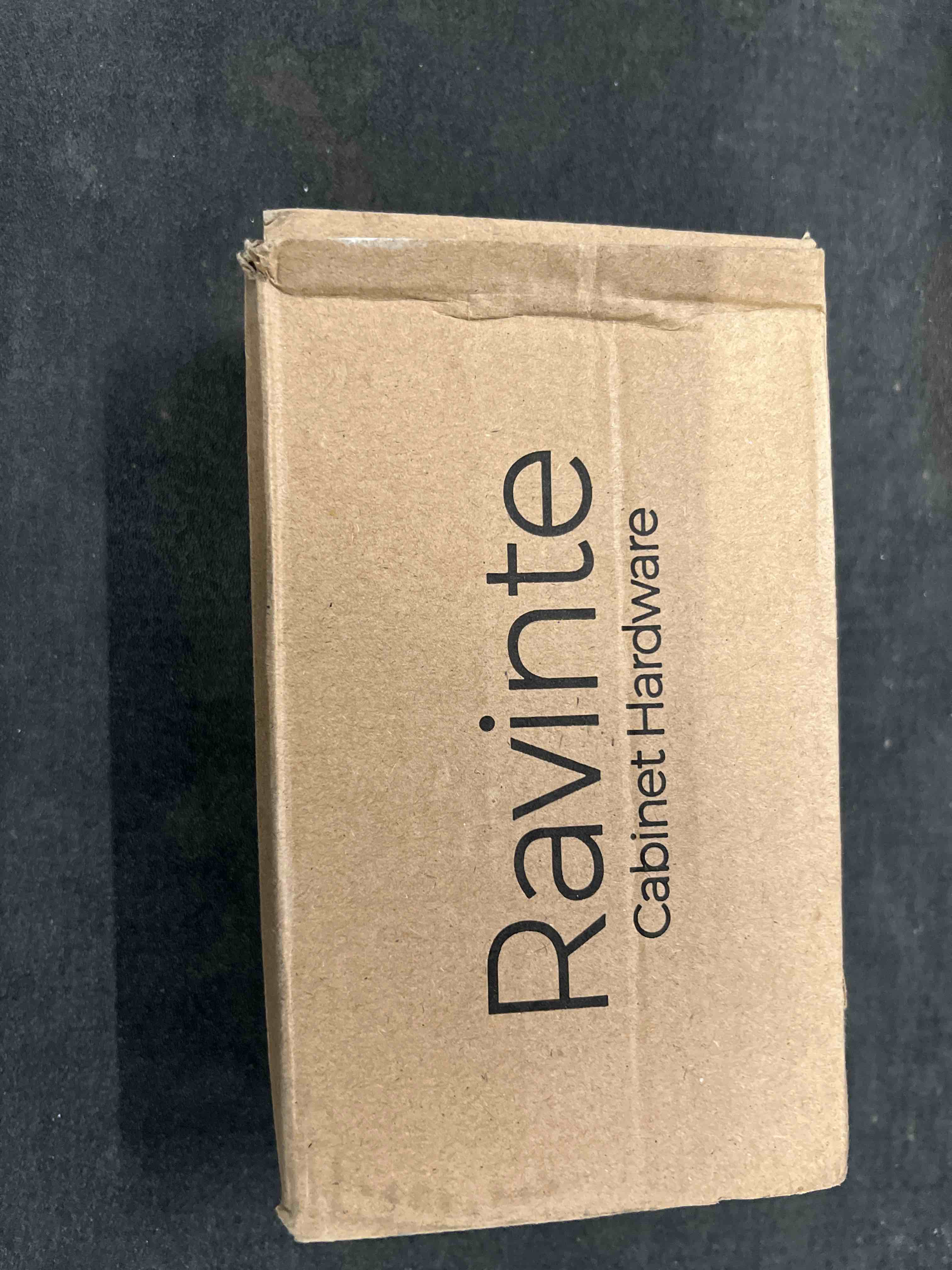 Condition photo showing Good Condition for ravinte square cabinet handles 10 pack, solid kitchen cabinet pulls drawer pulls kitchen cabinet hardware flat handles, 3 inch, matte black 10 3 inch hole centers
