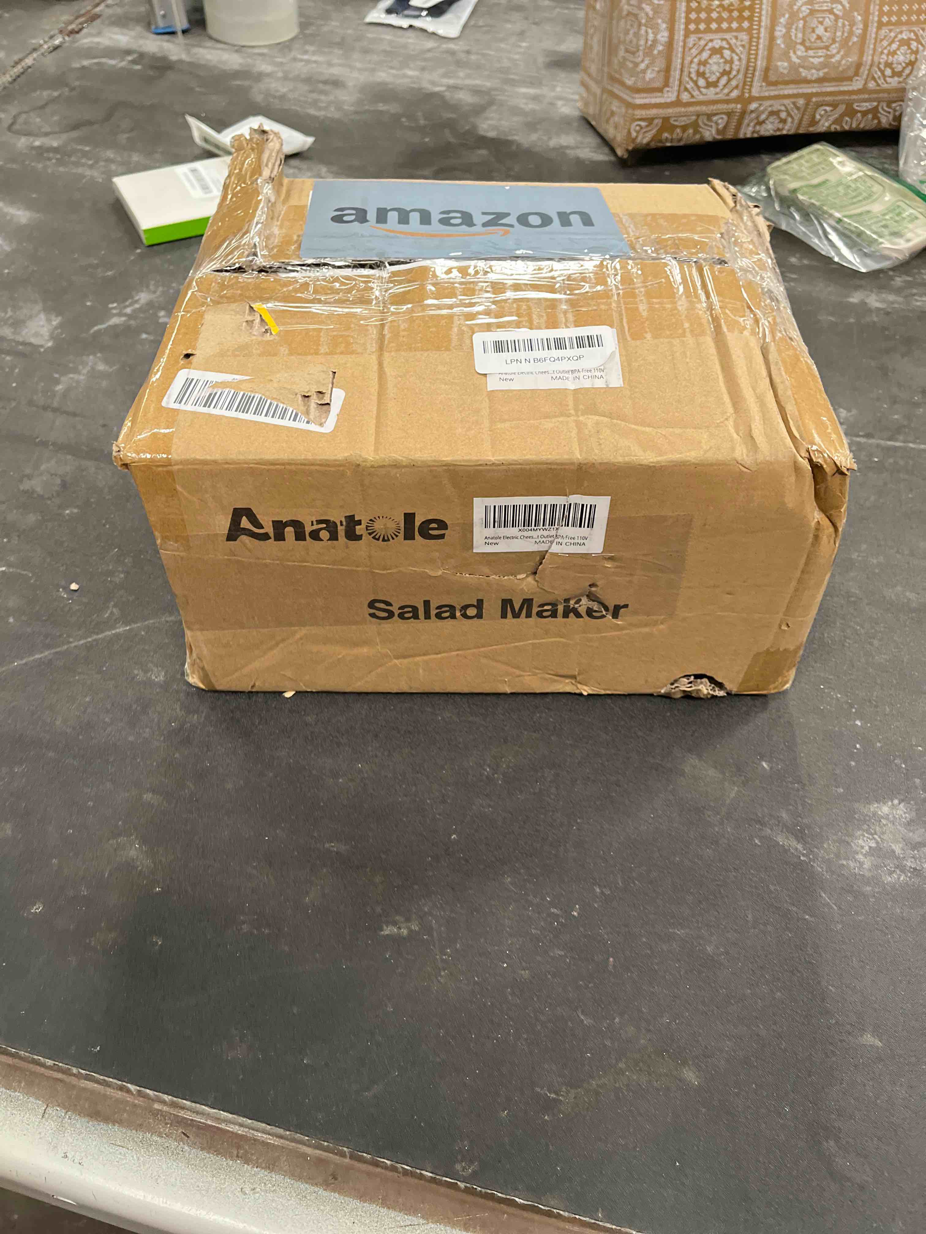 Condition photo showing Good Condition for anatole electric cheese grater 7 blades ice shaver stainless steel vegetable shredder 250w bpa-free 110v