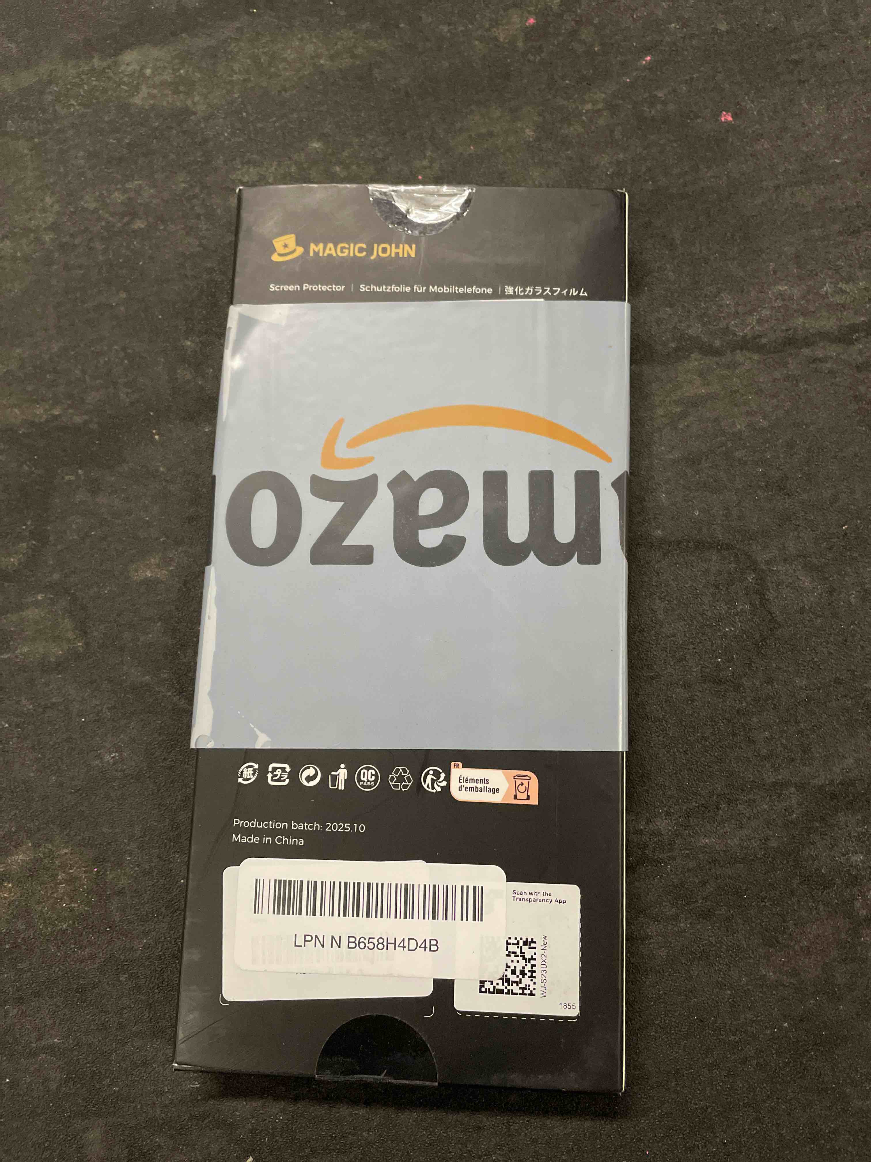 Condition photo showing Good Condition for magic john 2 pack for samsung galaxy s23 ultra screen protector [pet film material not glass] 6.8 inch,[100% fingerprint id compatible] easy installation tray, shock-resistant, 3d curved, bubble free, scratch proof, hd clear, case friendly