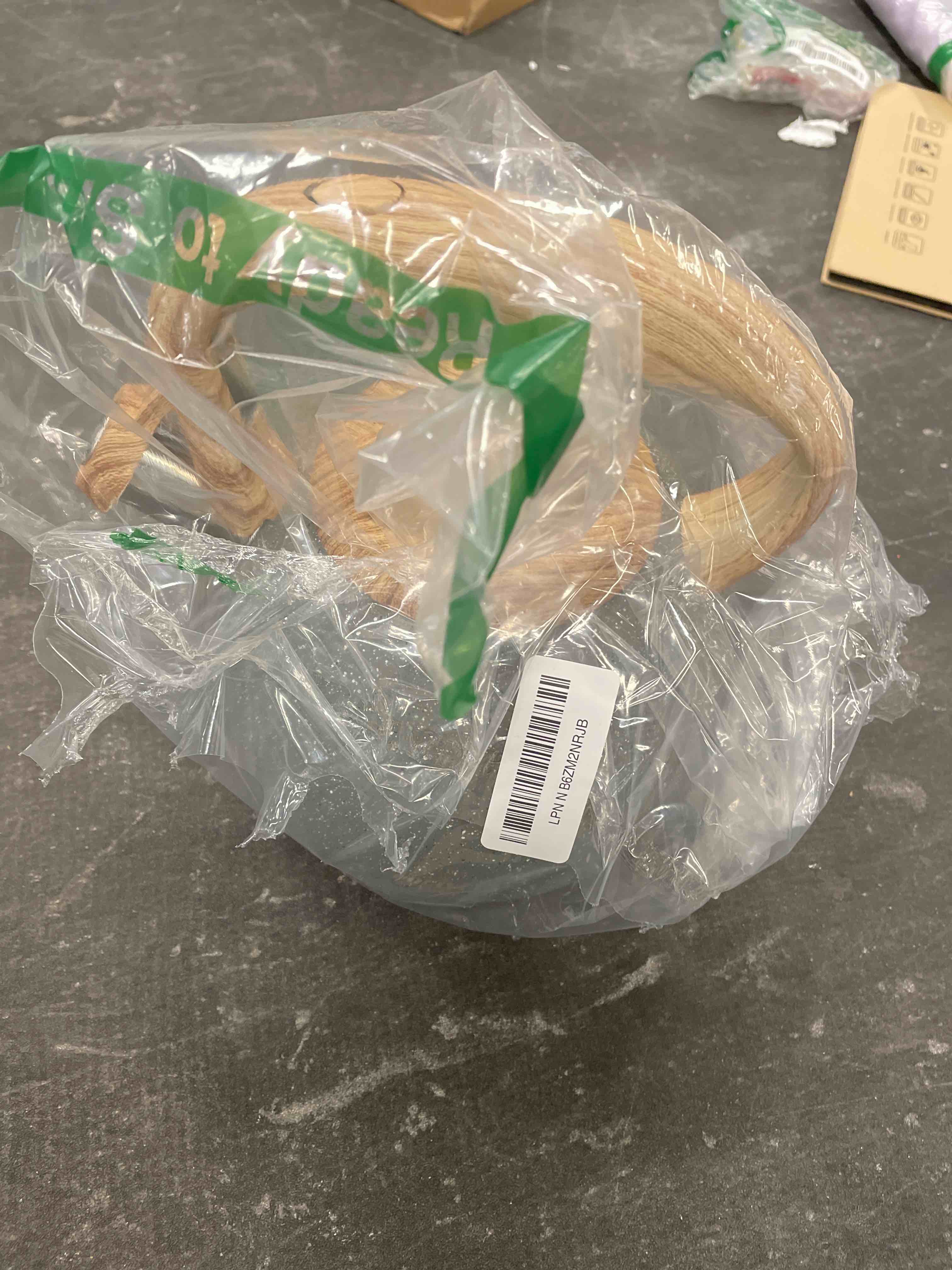 Condition photo showing Good Condition for poliviar tea kettle, 2.7 quart natural stone finish with wood pattern handle loud whistle food grade stainless steel teapot, anti-hot handle and anti-rust, suitable for all heat sources (jx2018-gr20) 2.7 quarts gray