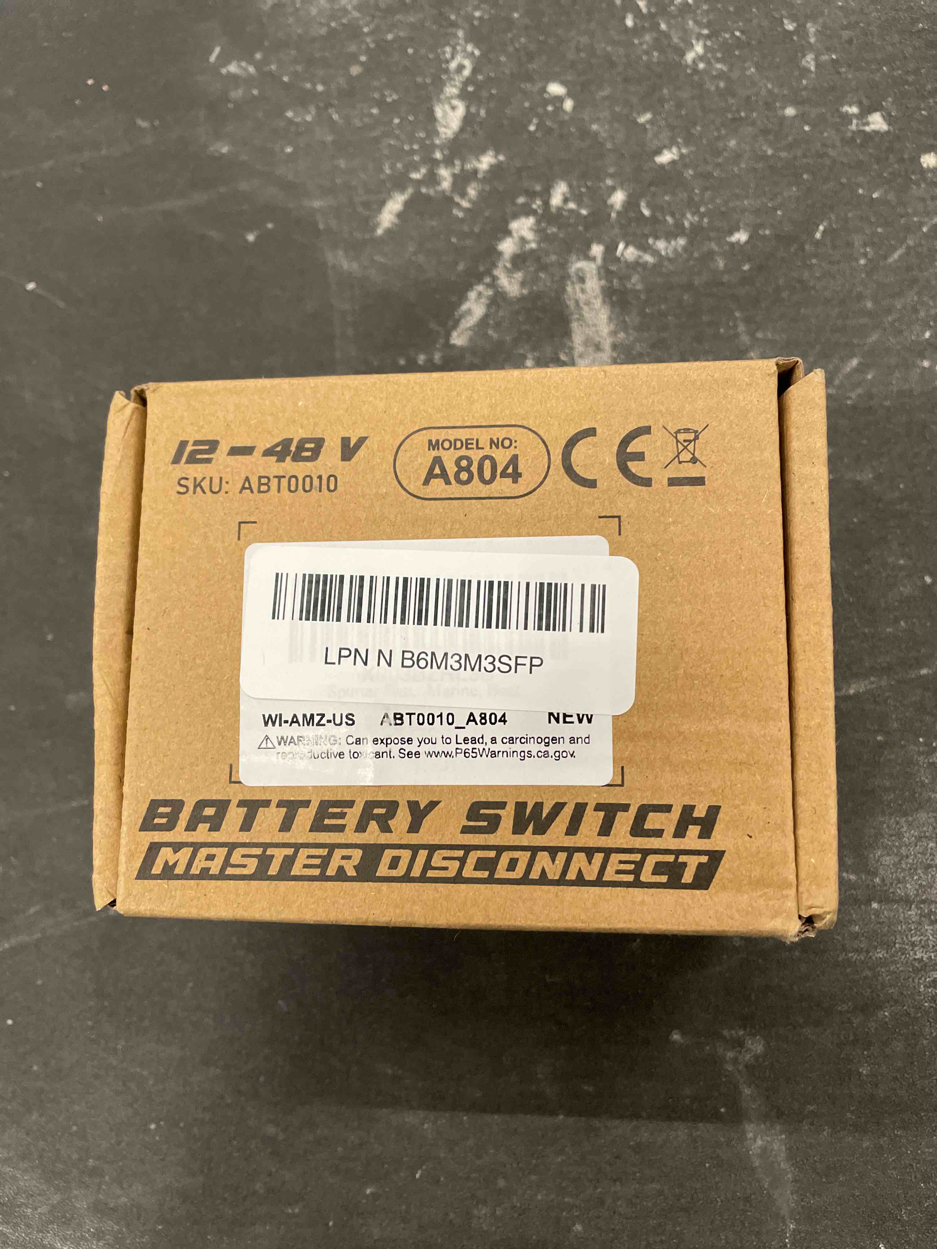 Condition photo showing Good Condition for spurtar battery disconnect switch 12v 24v 48v heavy duty battery shut off cut off power kill switch isolator 200a high current for car, vehicle, truck, winch, atv, rv, marine, boat