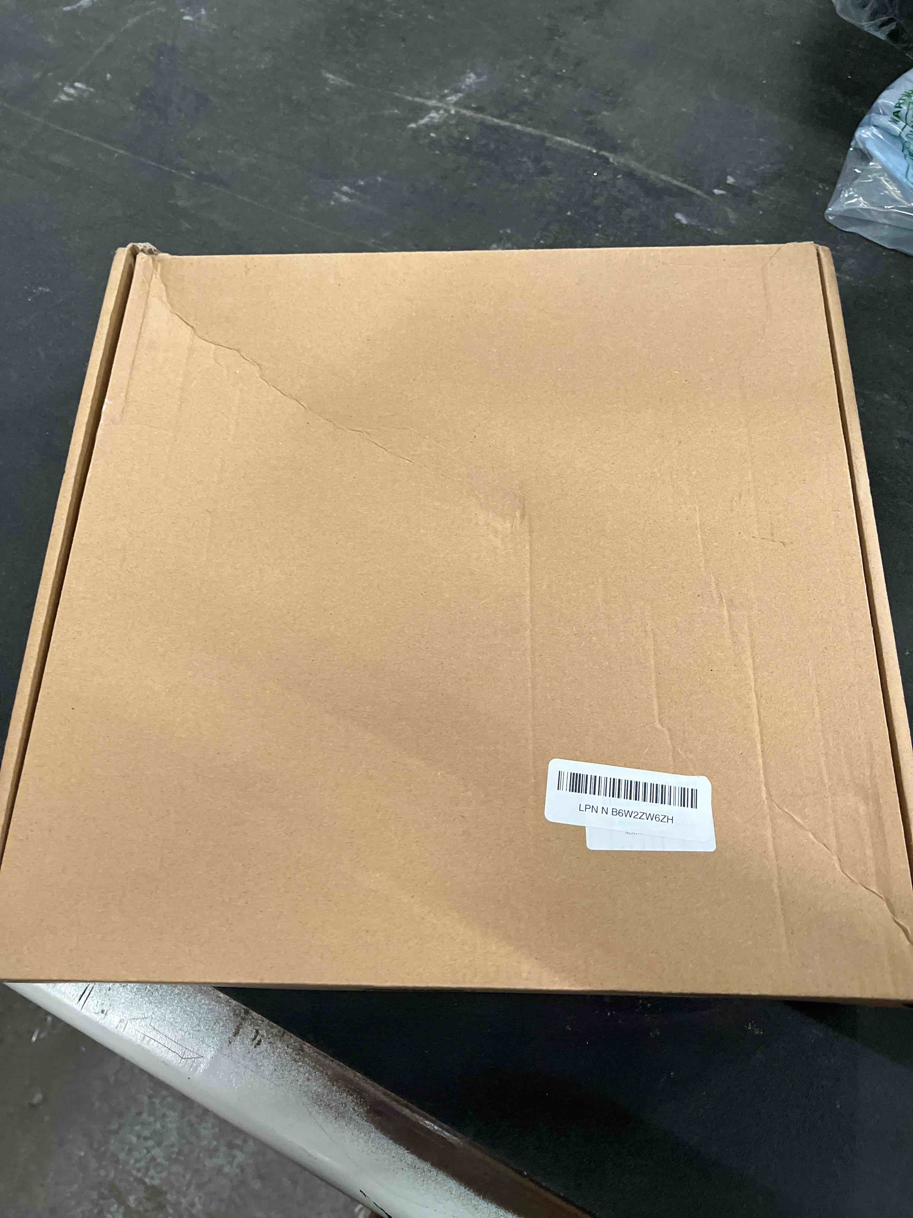 Condition photo showing Good Condition for lamp shade for table lamps, drum lampshade for floor lamps, 13" top x 13" bottom x 10" high large lamp shade, beige modern fabric lampshade, easy assembly replacement lamp shade spider fitter