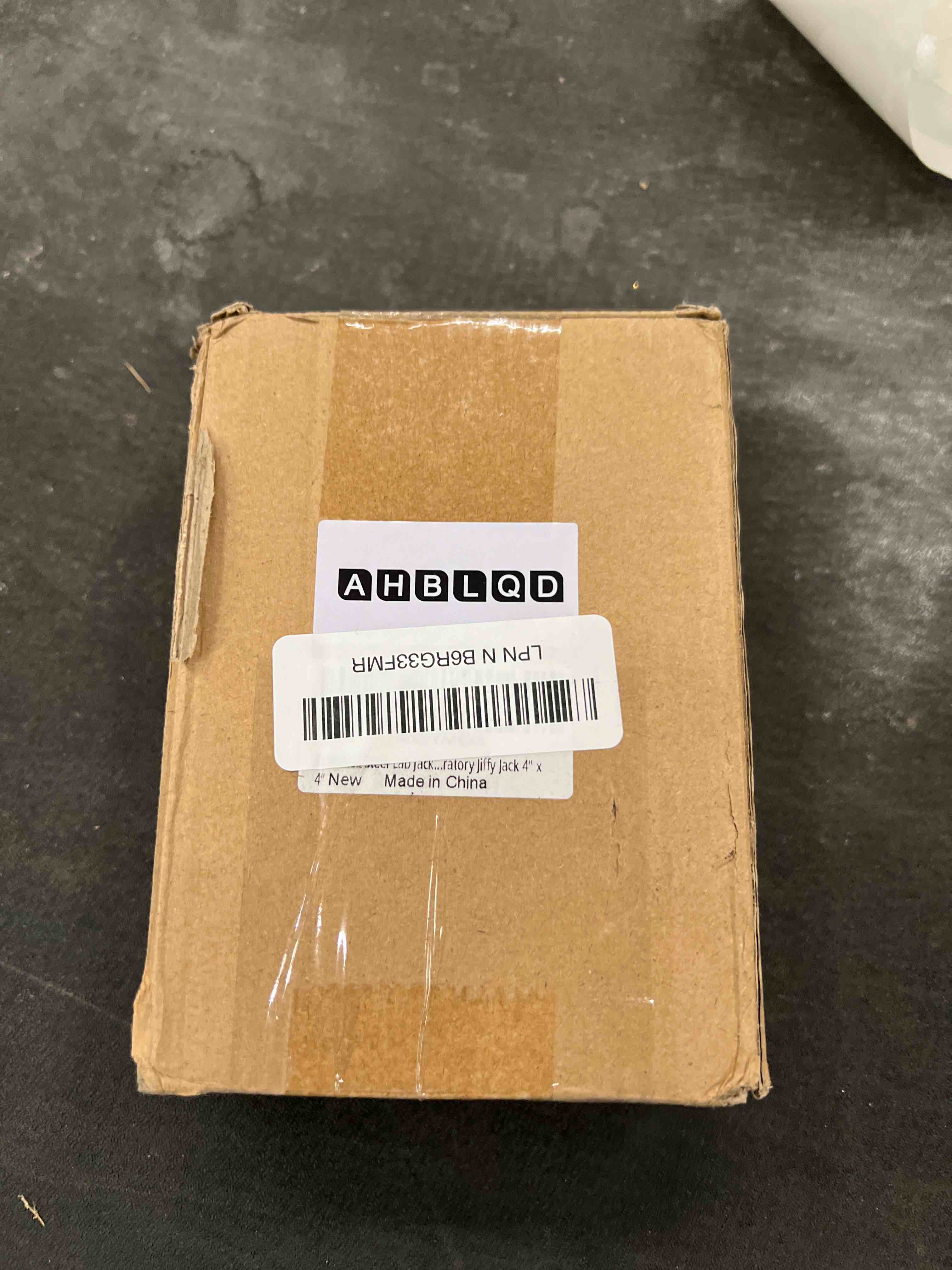 Condition photo showing Good Condition for stainless steel lab jack stand table lift laboratory mini scissor lift 4" x 4" with 6.6lbs load capacity