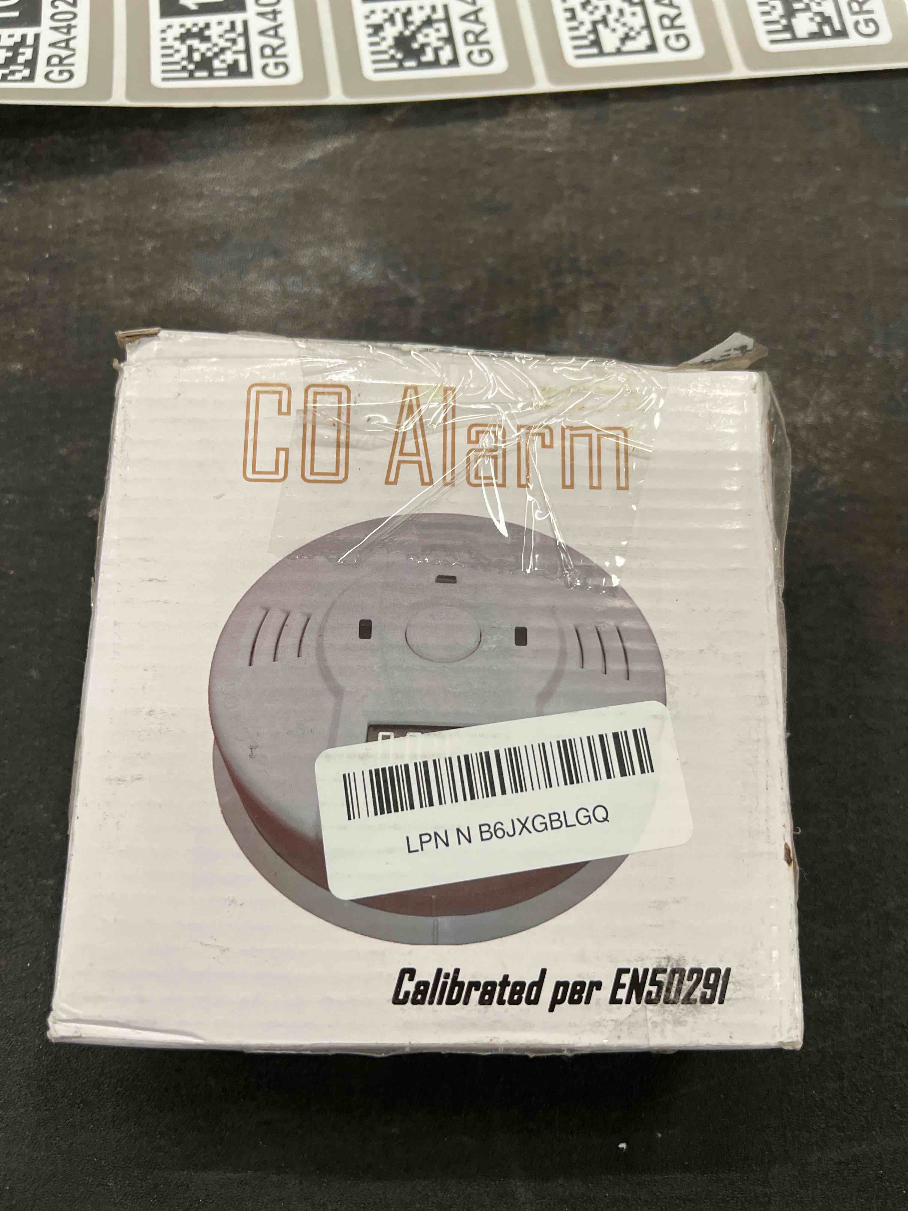 Condition photo showing Good Condition for shackcom combination smoke and carbon monoxide detector, 5-year battery smoke alarm with lcd display for home, 2 pack, white