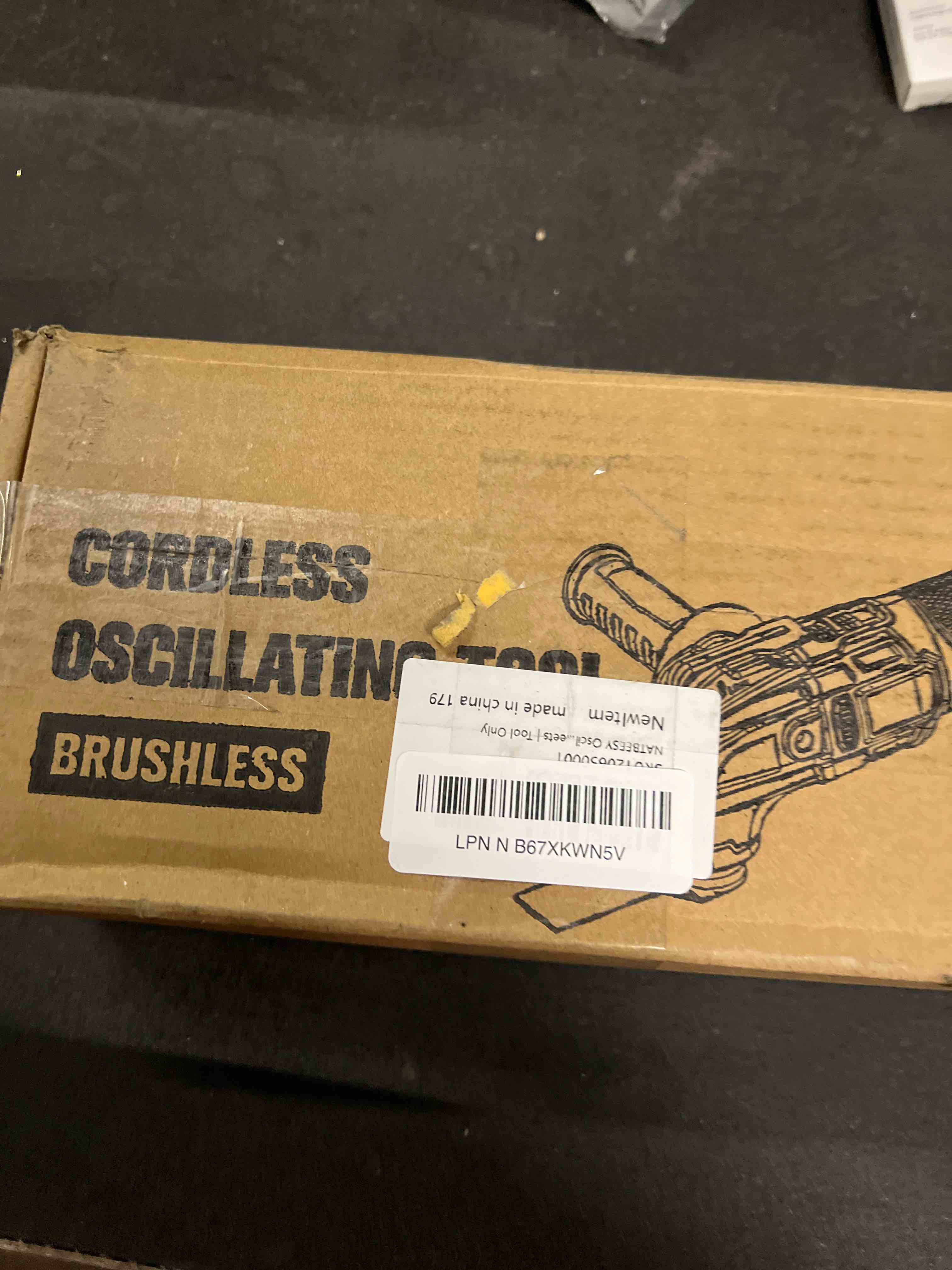 Condition photo showing Good Condition for cordless oscillating multi tool 20v brushless,compatible with dewalt battery(no battery),6 variable speed 21000 opm,quick blade change,oscillating power tools for wood, metal, drywall cutting compatible with dewalt 20v battery