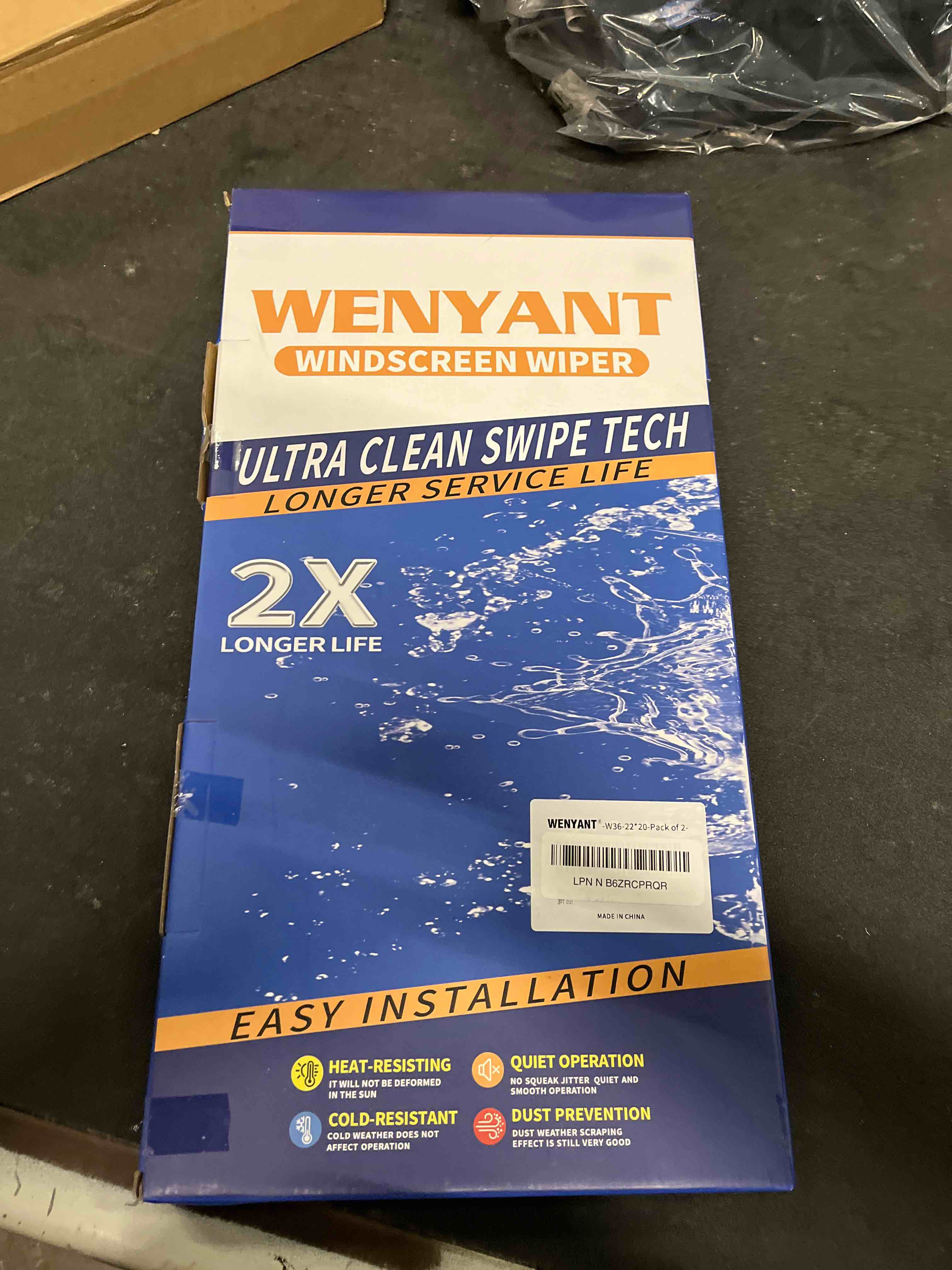 Condition photo showing Good Condition for wenyant 22"/20" windshield wipers compatible with lincoln mkz 2013-2020 ford mustang 2010-2021 front wiper blades for my car original equipment automotive replacement (set of 2) 22"+20"(pinch tab)