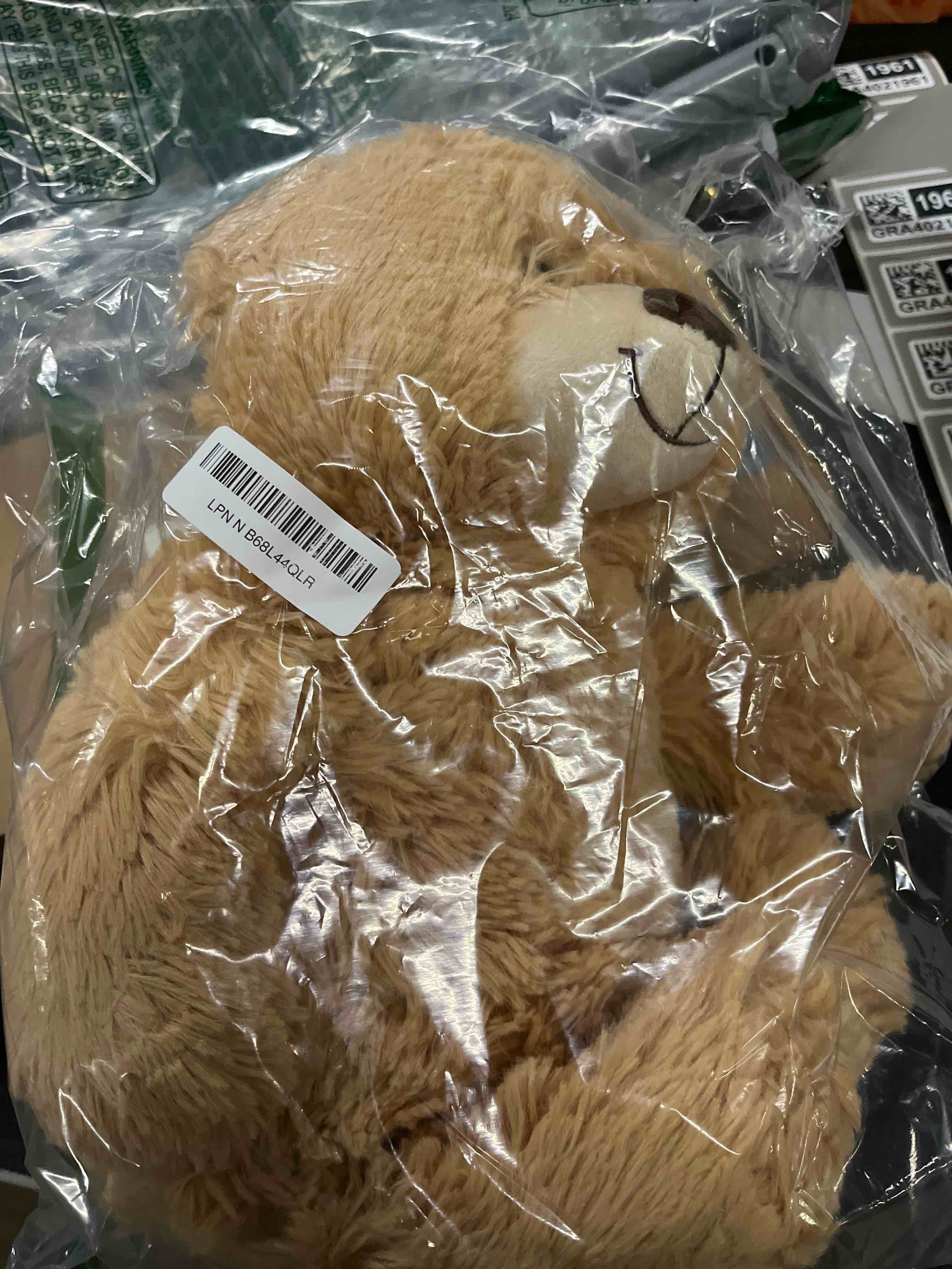 Condition photo showing Good Condition for benben teddy bear stuffed animal, 18 inch brown stuffed teddy bear plush toy, soft plushies gifts for baby shower, easter decorations