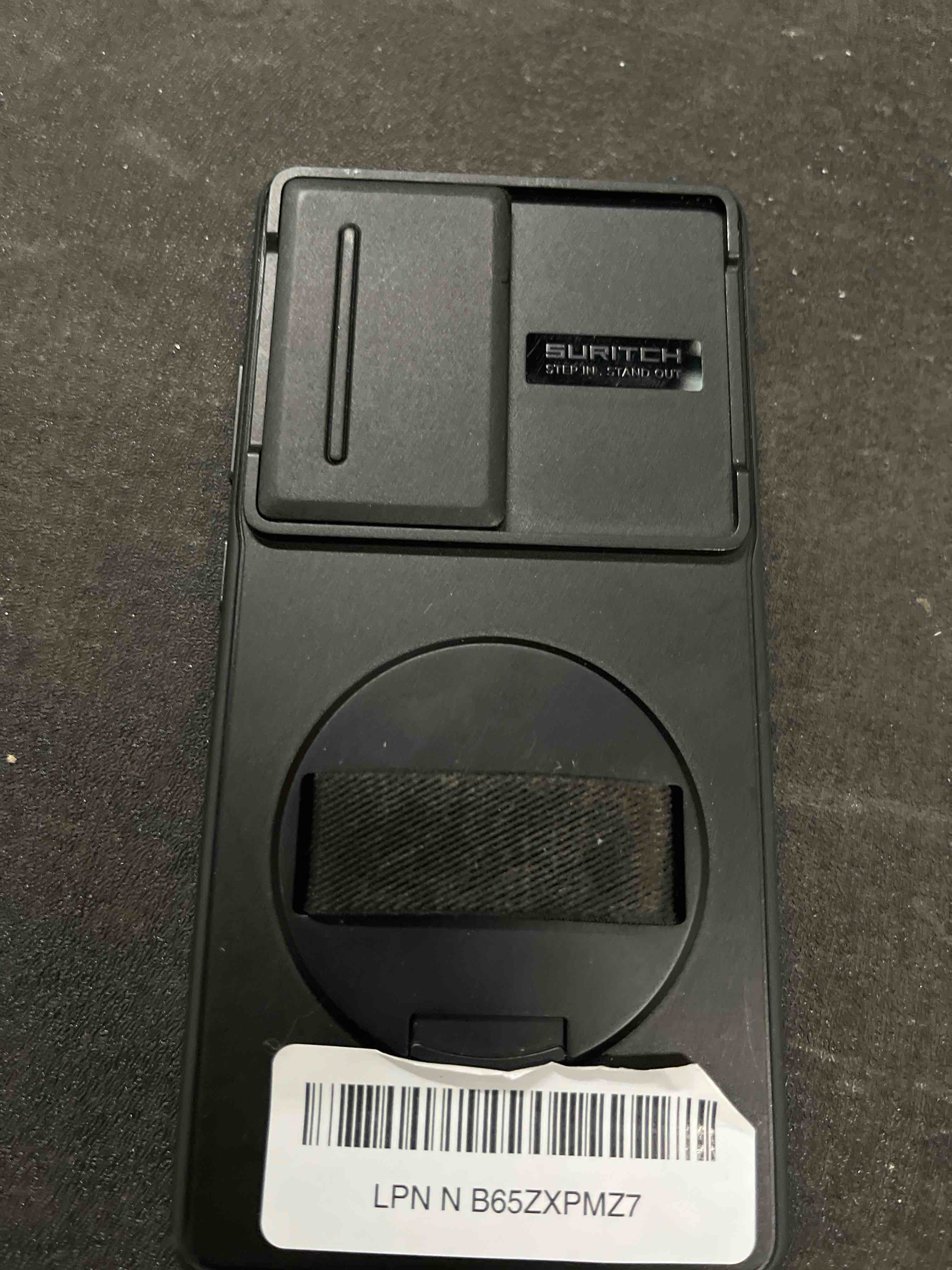 Condition photo showing Good Condition for suritch for samsung galaxy s25 ultra case with 360° rotatable hand strap phone grip & invisible kickstand & slide camera cover, rugged shockproof protective cover for s25 ultra -black for s25 ultra -6.9" black