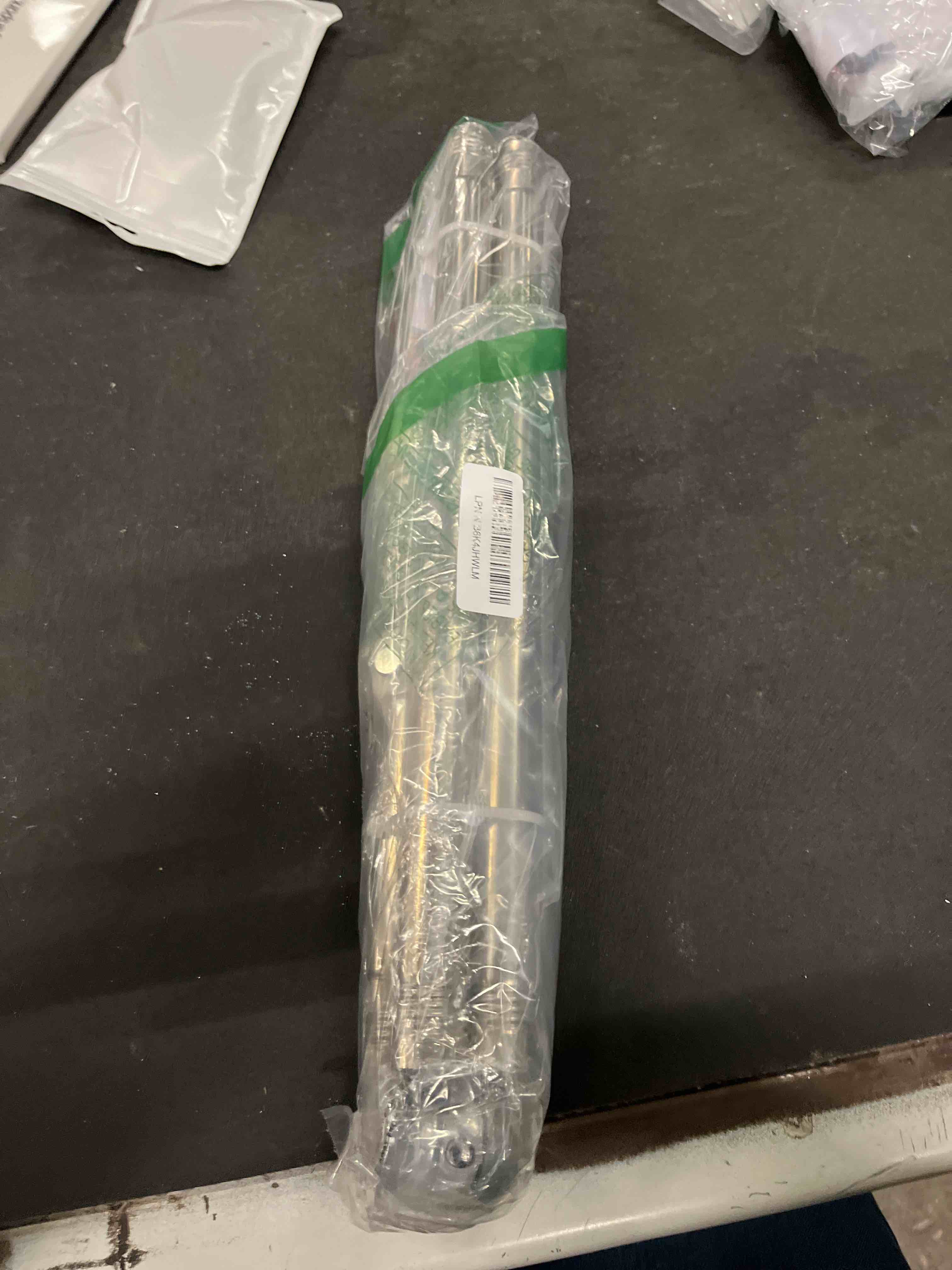 Condition photo showing Good Condition for phitric flag pole, tangle free spinning stainless steel rustproof flagpole for 3x5 sports fan outdoor flags for outside house (silver, 5ft, without bracket) 5ft silver