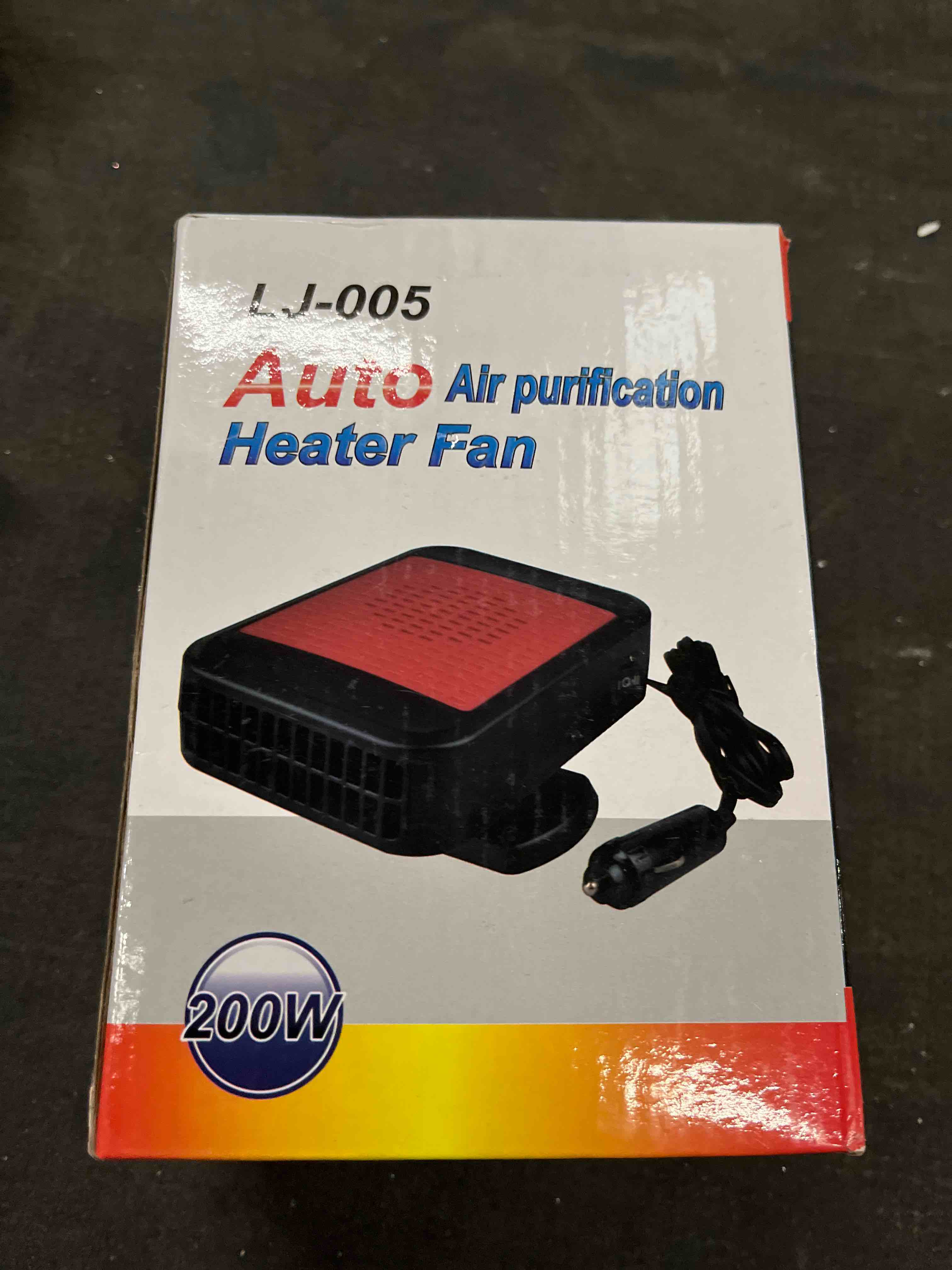 Condition photo showing Good Condition for car heater,12v portable heater for car plug in cigarette lighter,360° rotatable windshield defroster & defogger 200w fast heating car heaters for vehicle,rv,suv,jeeps (red)