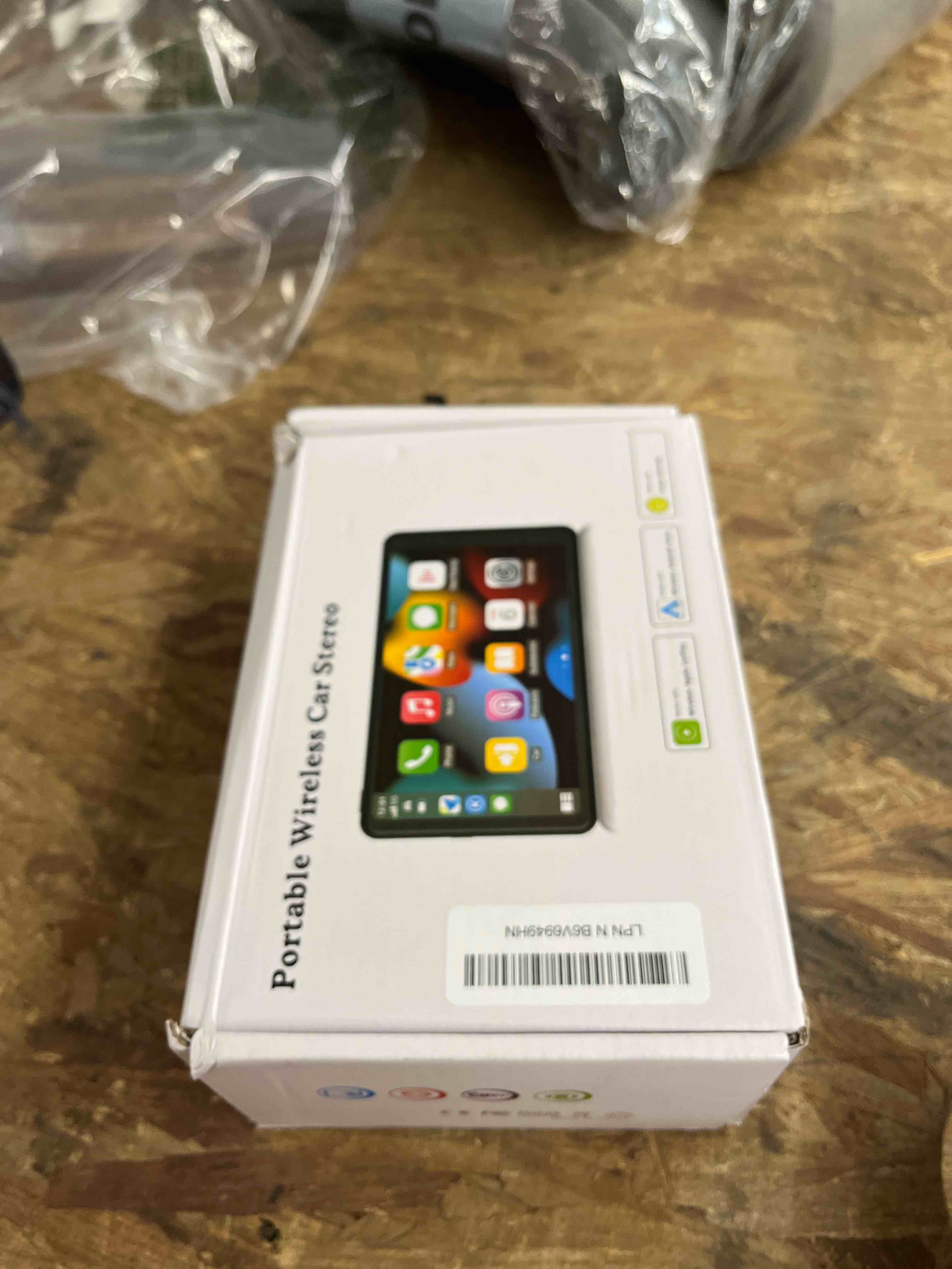Condition photo showing Good Condition for 2026 enhanced carplay screen for car - 7" hd portable carplay & android auto with bluetooth, hd backup camera, gps navigation, siri, fm radio, aux, and mirror link – compatible with all vehicles