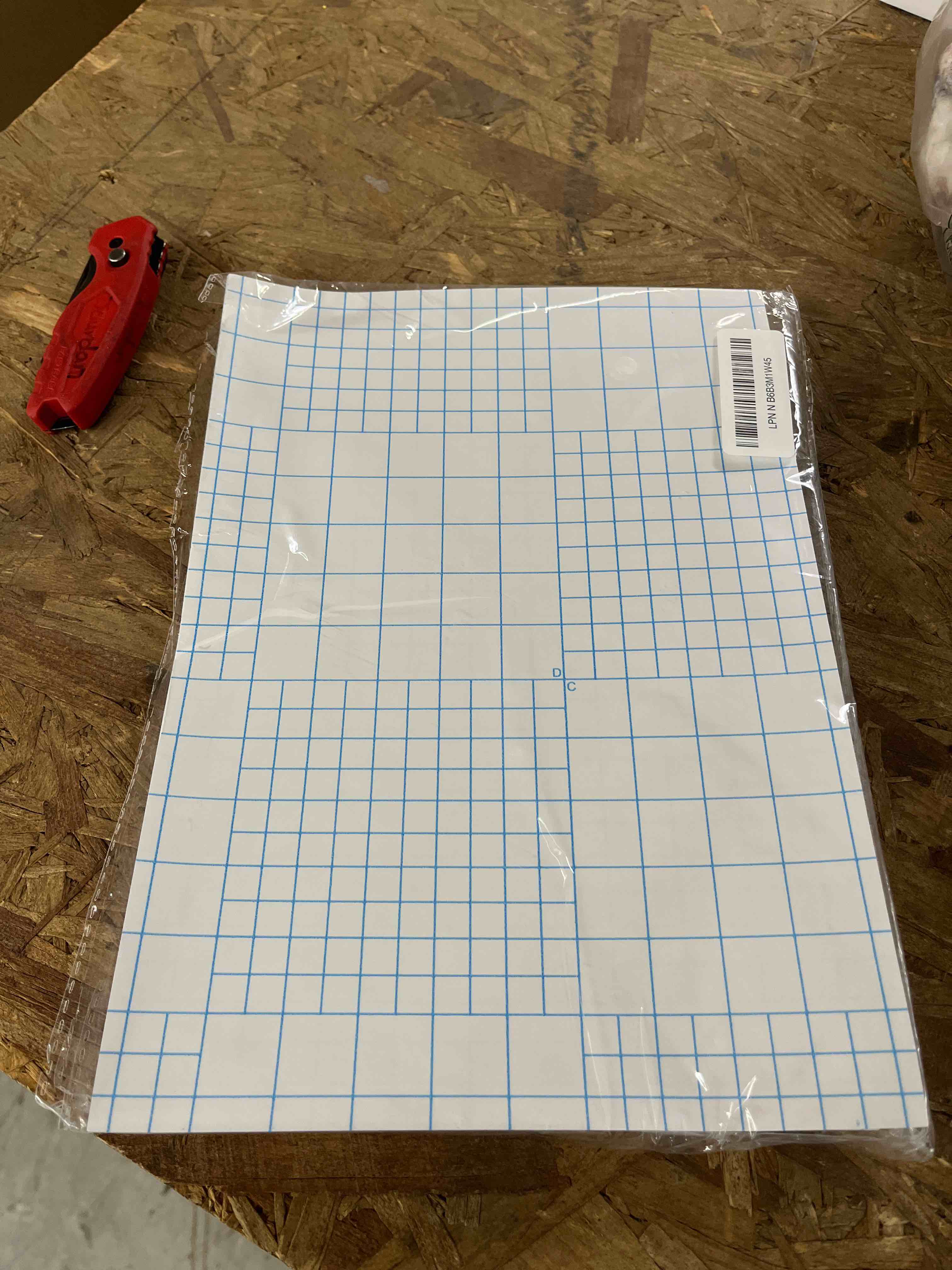 Condition photo showing Good Condition for 100 sheets holographic sticker paper, holographic clear vinyl laminate film, transparent overlay lamination sticker, self-adhesive waterproof rainbow laminating sheets with a4 size