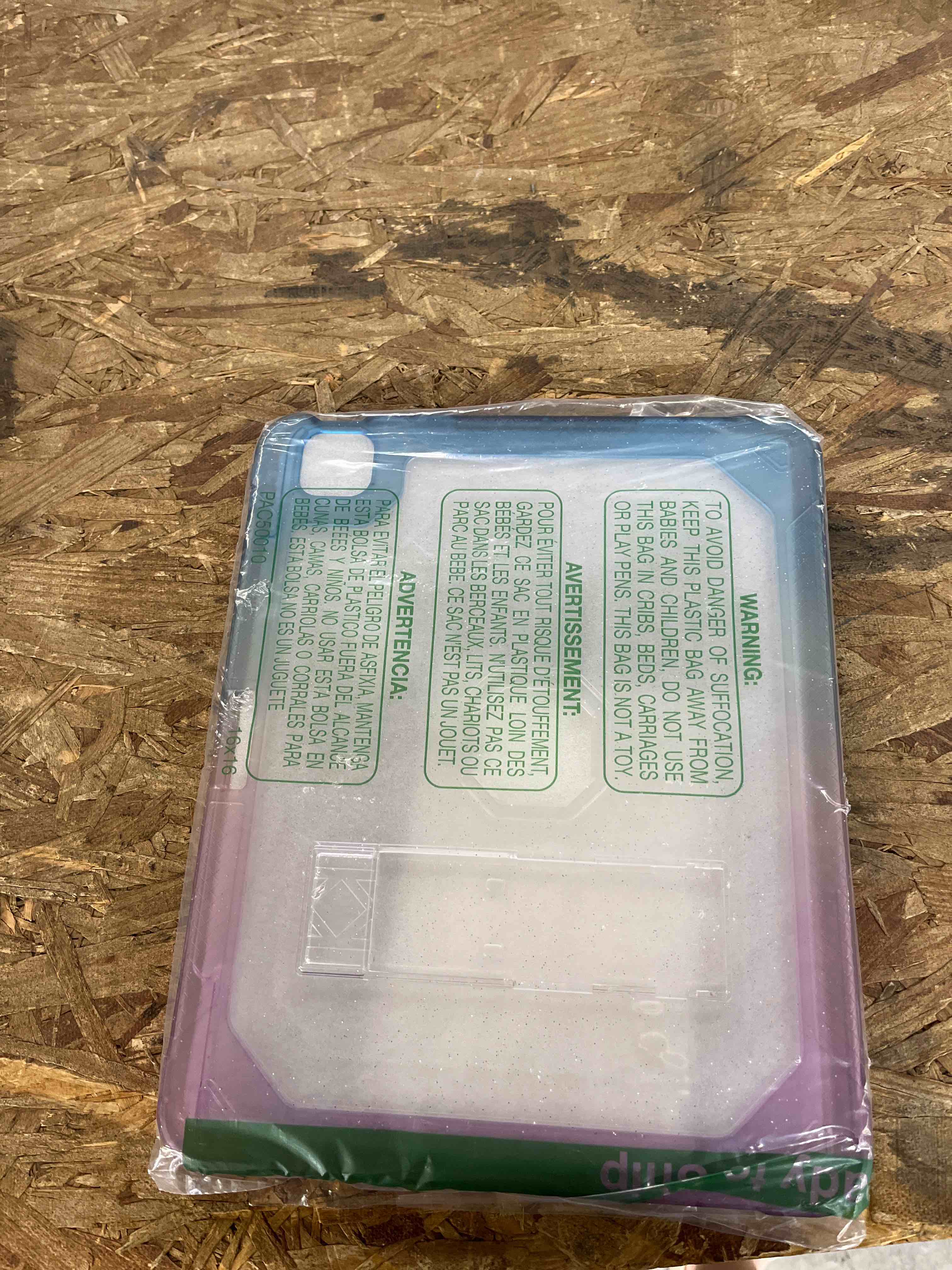 Condition photo showing Good Condition for case for ipad pro 13 inch case m5/m4(2025/2024) with pencil holder, slim hard translucent protective cover for m5/m4 ipad pro 13" with kickstand, purple blue for ipad pro 13" m5/m4 2024 #05 purple blue glitter