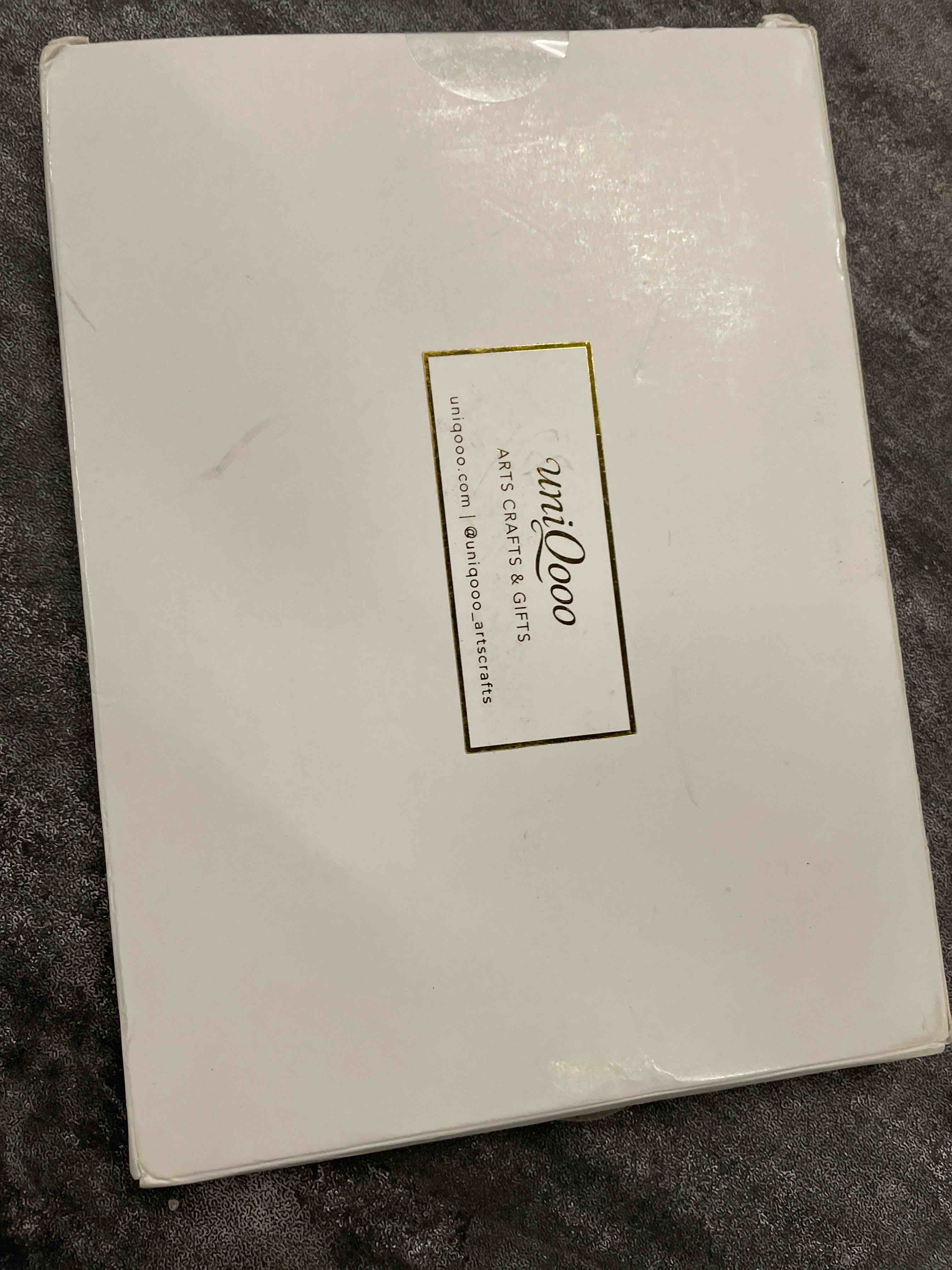 Condition photo showing Good Condition for uniqooo 50 pack white grace bloom vellum jackets for 5x7 invitations, 115gsm pre-folded vellum paper, for wedding invitations wraps, vintage theme wedding & events white flower