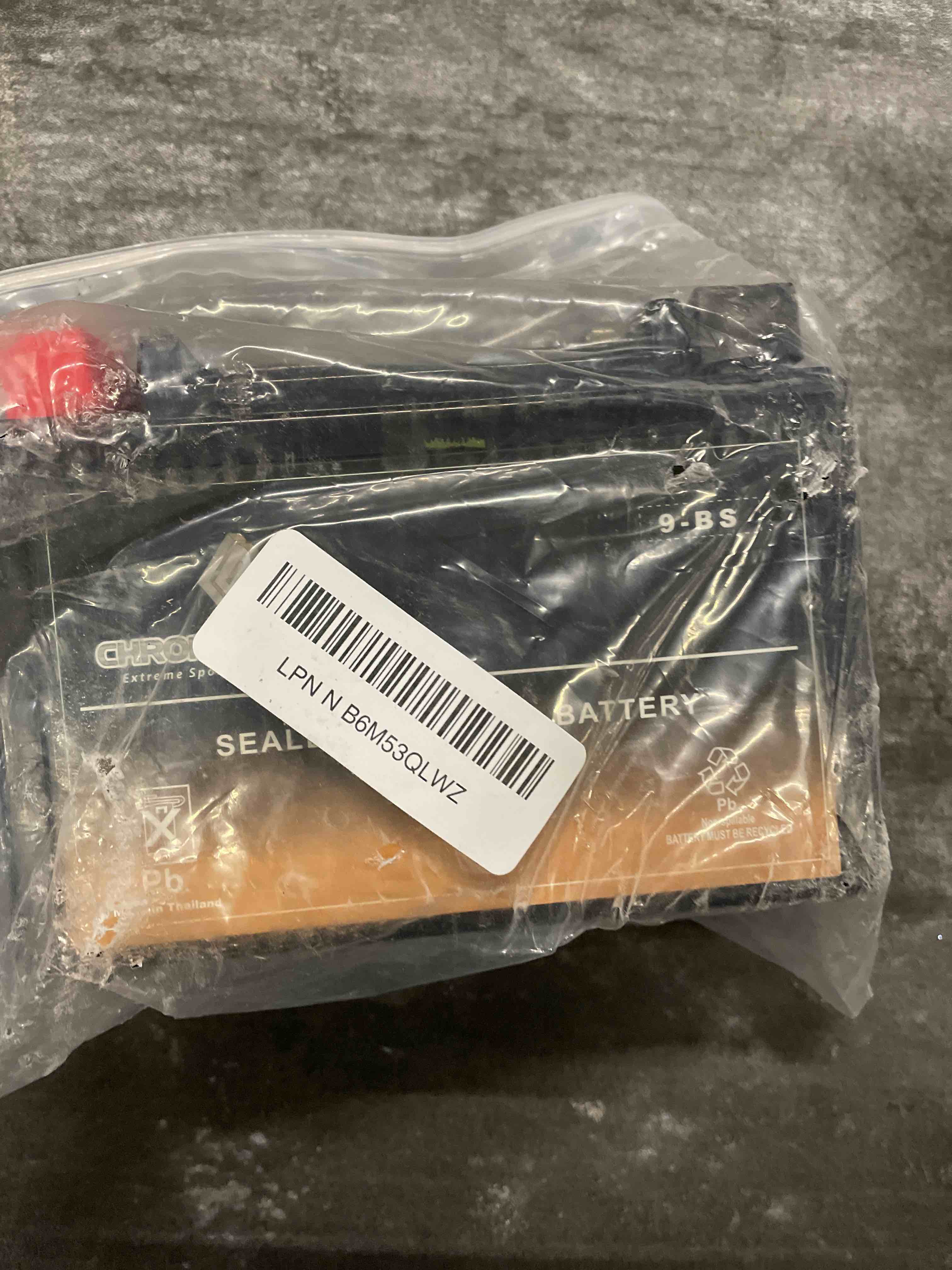 Condition photo showing Good Condition for cb chromebattery 9-bs maintenance-free, 120cca, 12v 10ah battery replacement for atv, motorcycle, jet skis, scooter, utv, and more - nut and bolt (t3) terminal