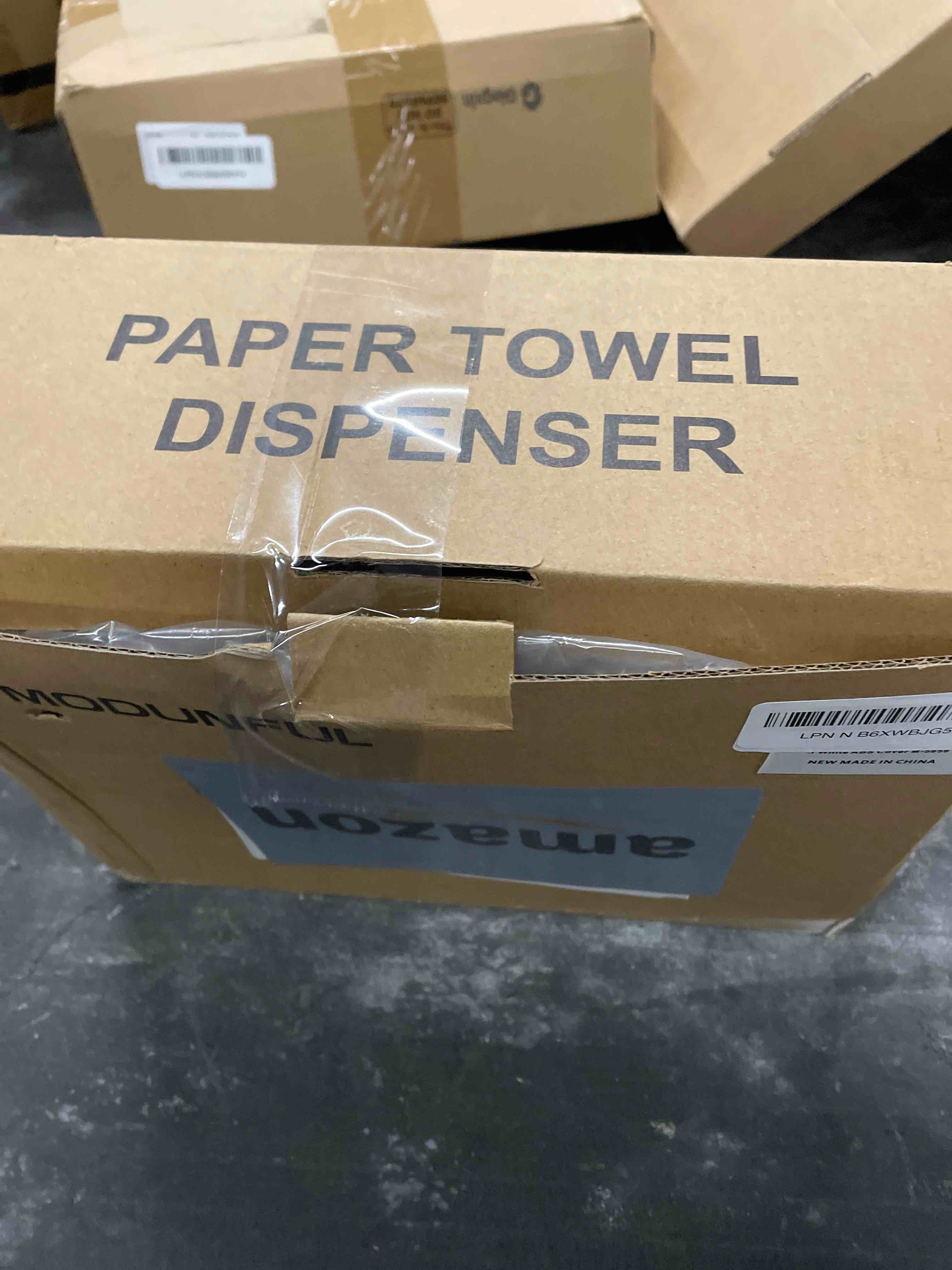 Condition photo showing Good Condition for paper towel dispenser, paper towel holder wall mount, bathroom hand paper towels dispensers, no-hole installation multifold/trifold/c fold paper towel dispenser md-5859-white