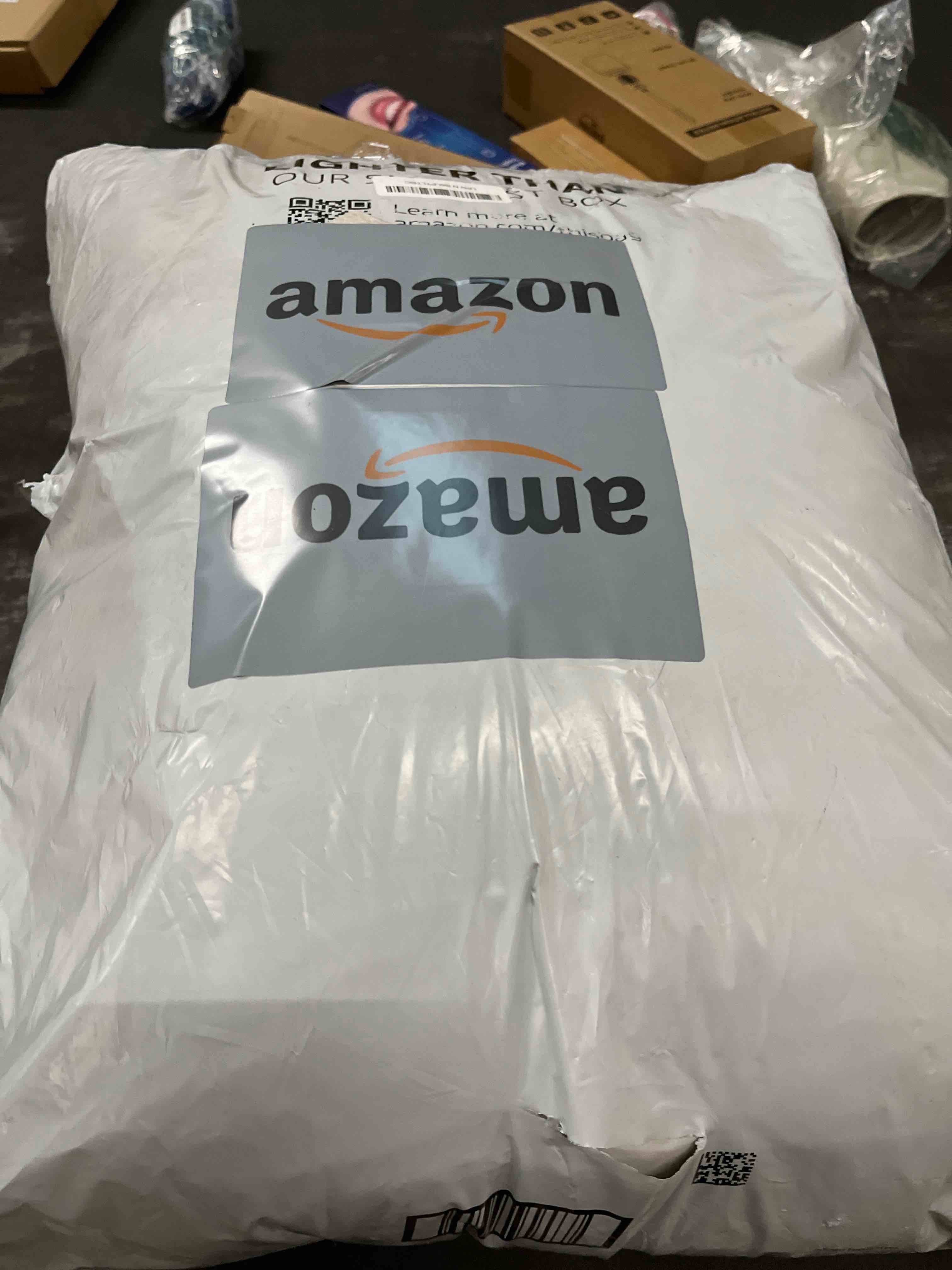 Condition photo showing Good Condition for pacific coast bed pillow, luxury hotel goose feather and down firm pillow for sleeping with 100% cotton shell, soft and supportive queen (pack of 2)